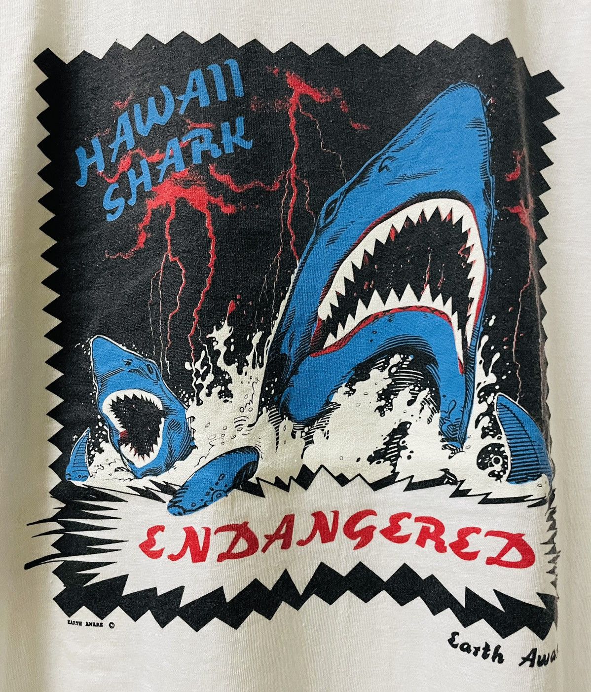 Vintage VINTAGE HAWAII SHARK ENDANGHERED 90s SHIRTS Size US M / EU 48-50 / 2 - 3 Thumbnail