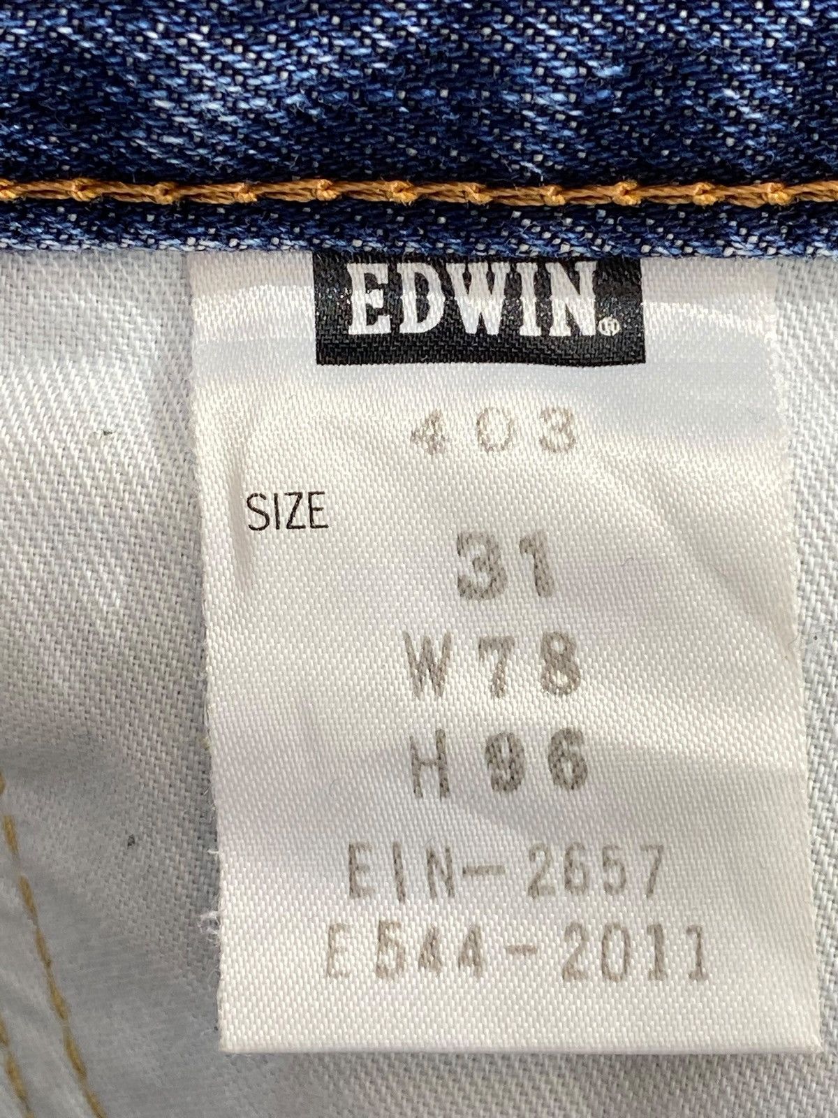 Edwin Edwin Faded Blue Wash Style Patched Distress Loose Jeans Size US 32 / EU 48 - 11 Thumbnail