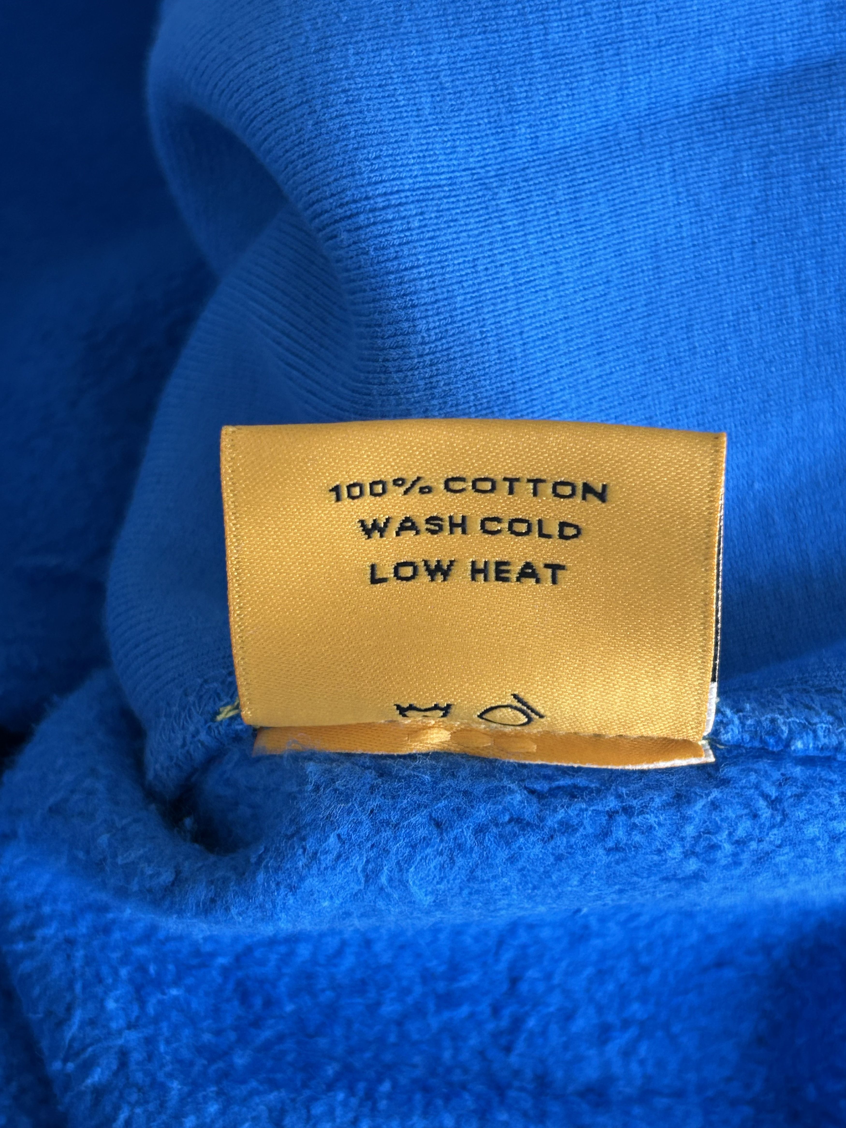 Gallery Dept. Gallery Dept Blue & Black Gym Logo Hoodie Size US XXL / EU 58 / 5 - 5 Thumbnail