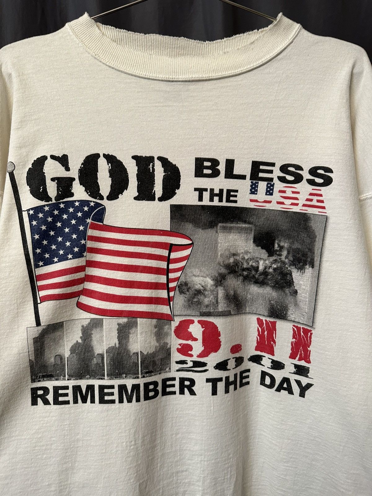Vintage Vintage September 11 9/11 T-Shirt Size US XL / EU 56 / 4 - 4 Thumbnail