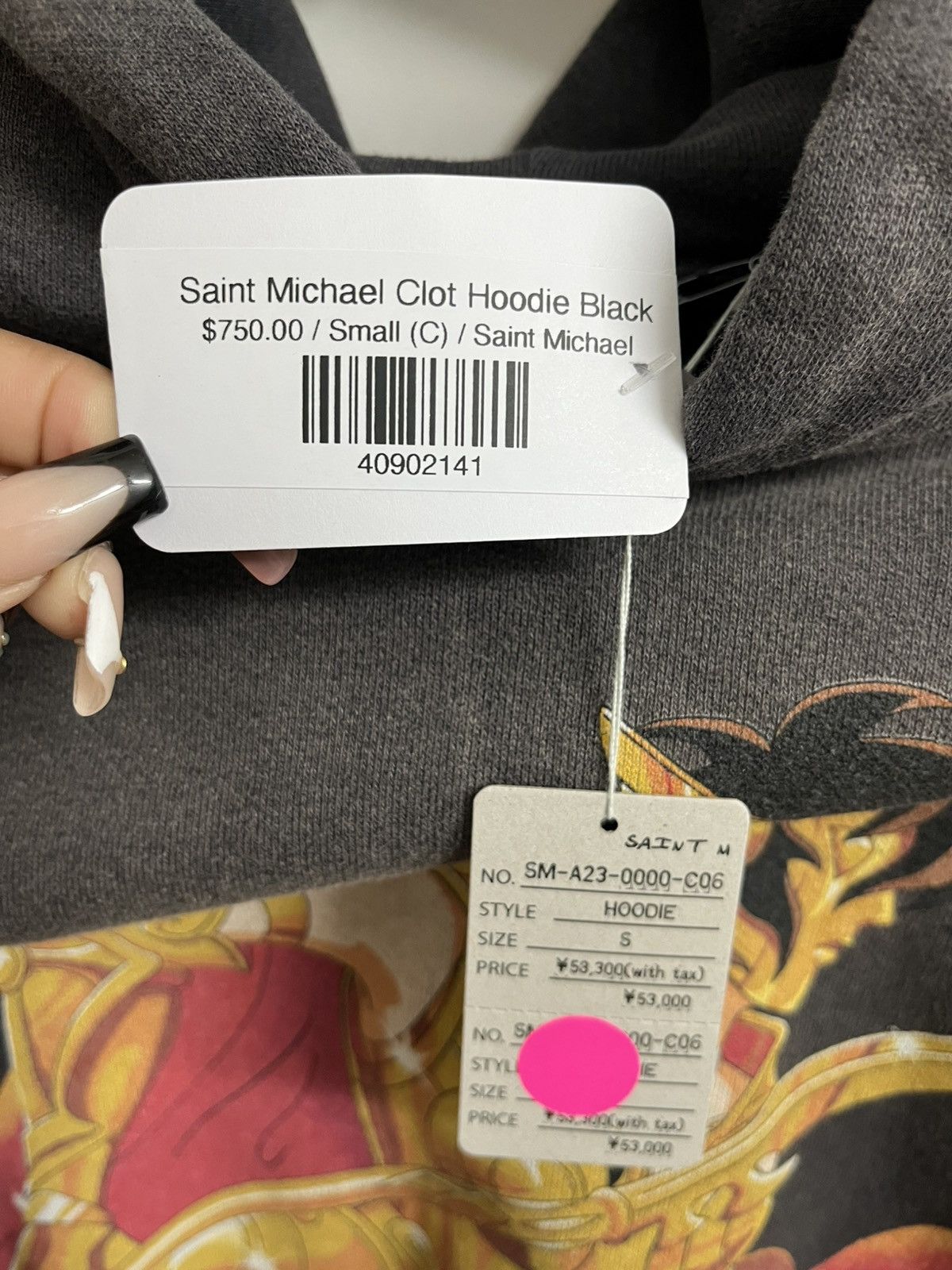 Saint Michael Saint Michael Clot Hoodie Size US S / EU 44-46 / 1 - 3 Thumbnail