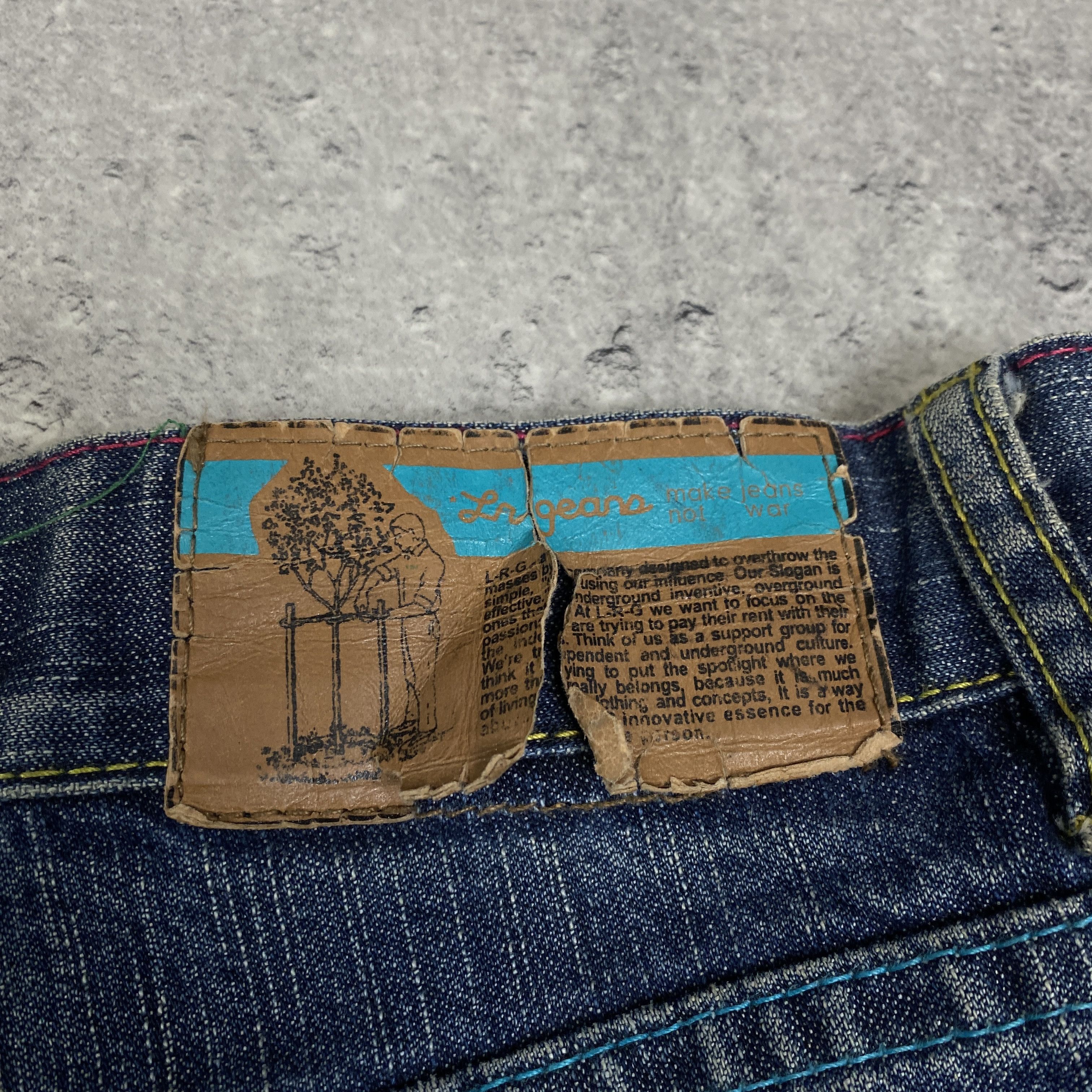 LRG × Rap Tees × Vintage Lrg jeans splattered baggy jeans - 36/38 Size US 36 / EU 52 - 9 Thumbnail