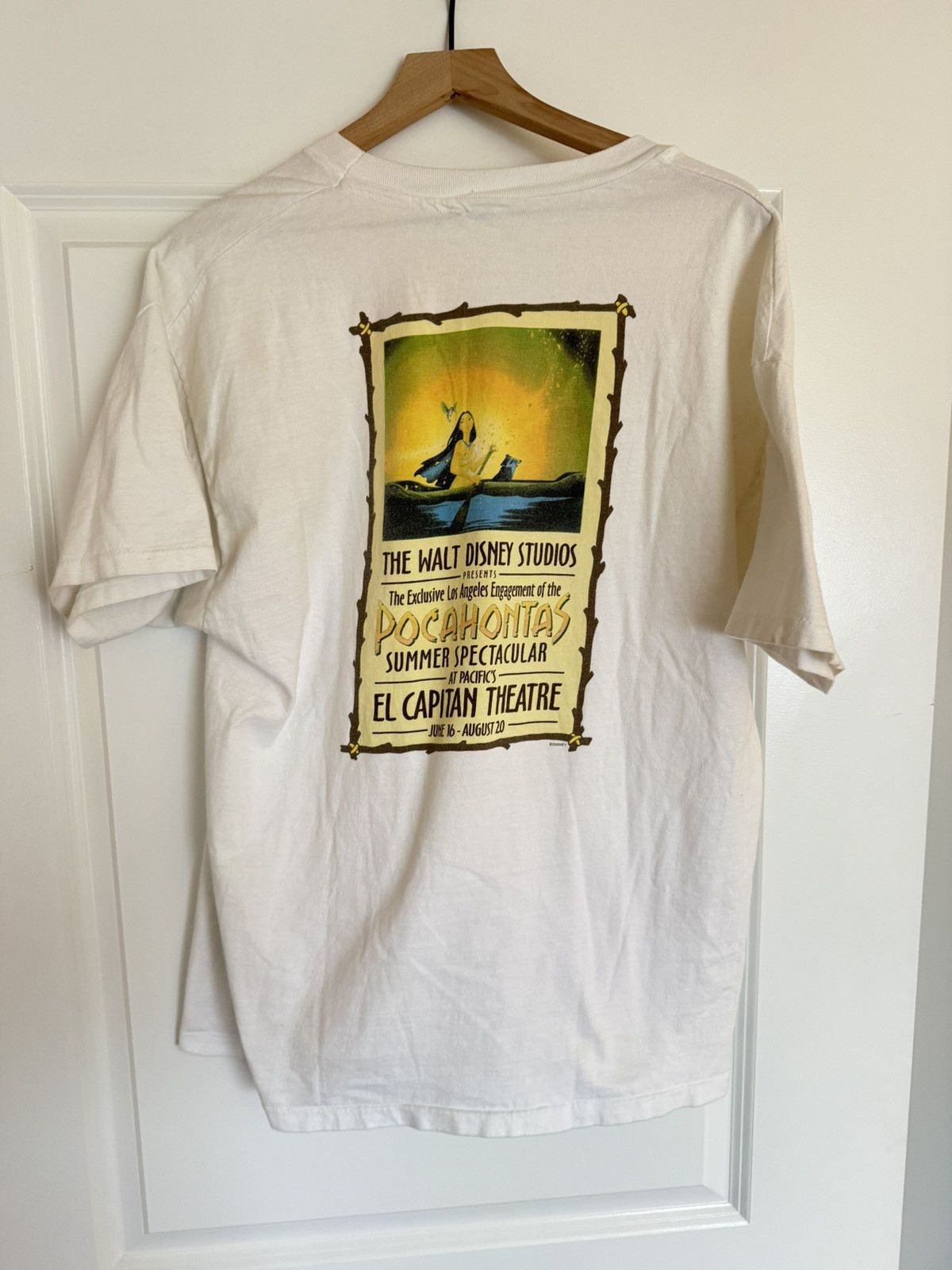 Disney × Vintage Vintage Pocahontas Tee Size US XL / EU 56 / 4 - 2 Thumbnail