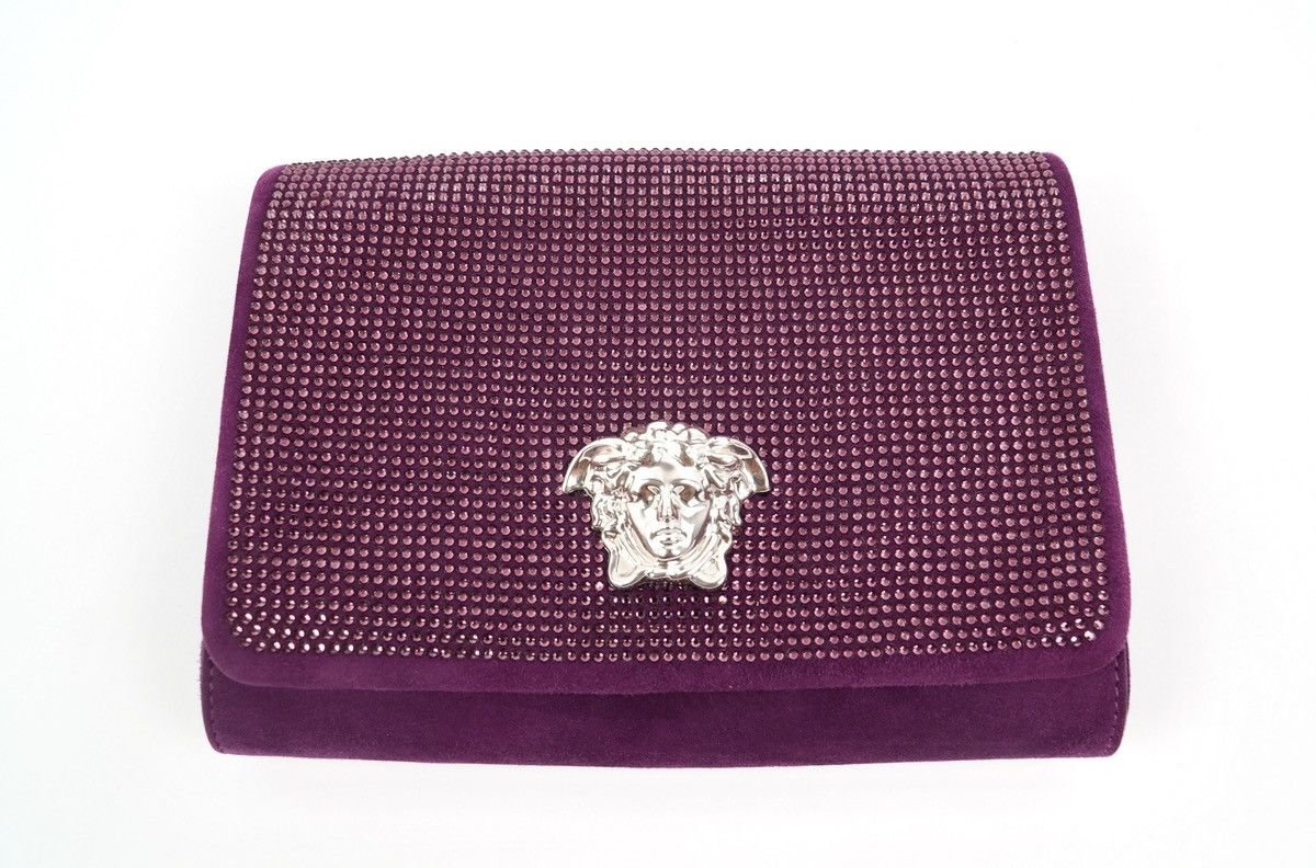 Versace Versace - Palazzo Medusa Chain / Clutch - Swarovski Suede Size ONE SIZE - 5 Thumbnail