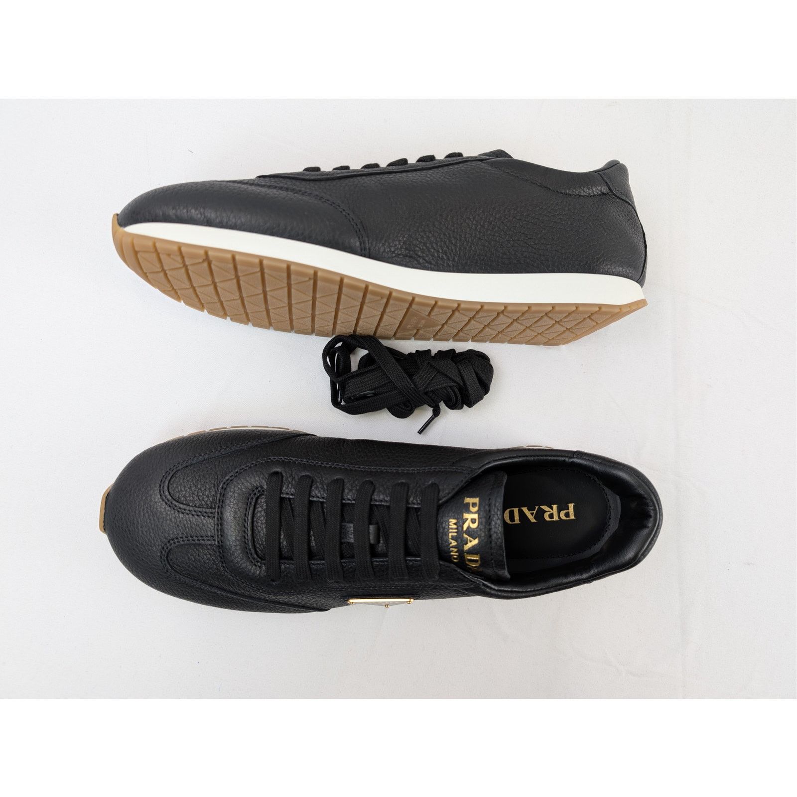 Prada o1rshd1 Calzature Uomo Sneakers in Nero Size US 13 / EU 46 - 3 Thumbnail