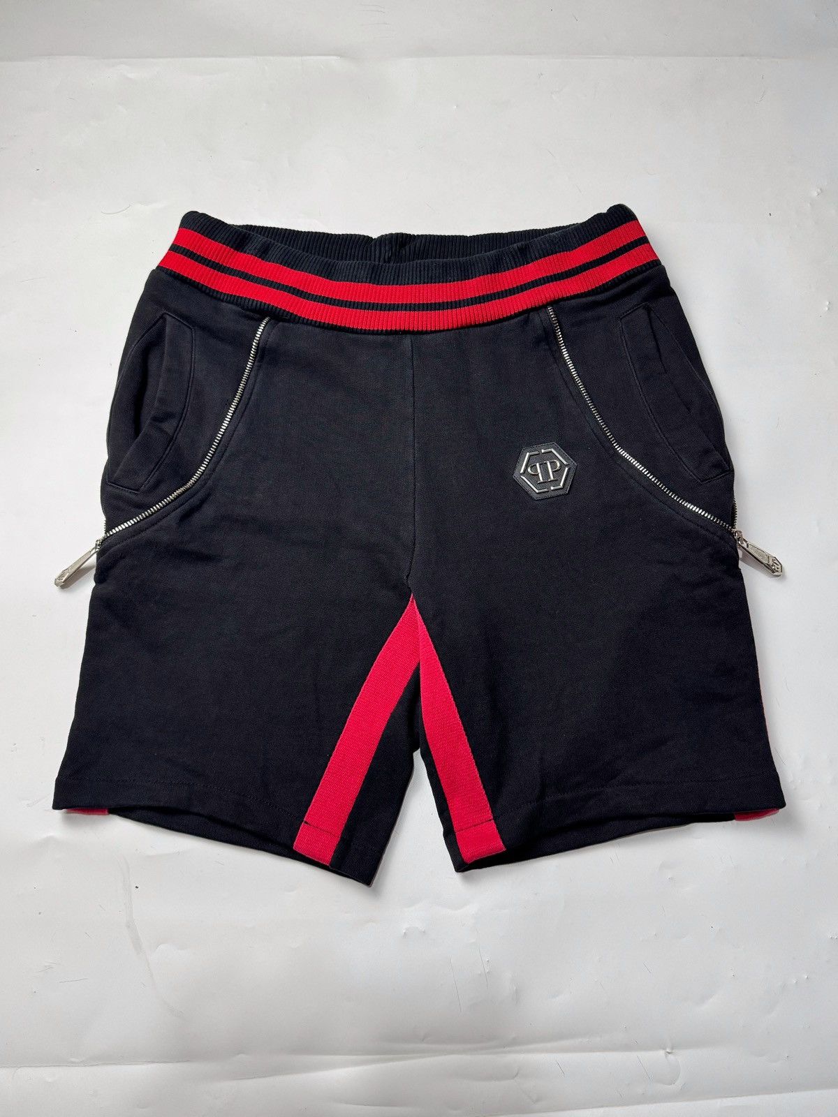 Designer × Philipp Plein Philipp Plein Homme Archived Zipper Shorts Pants Size US 30 / EU 46 - 1 Thumbnail
