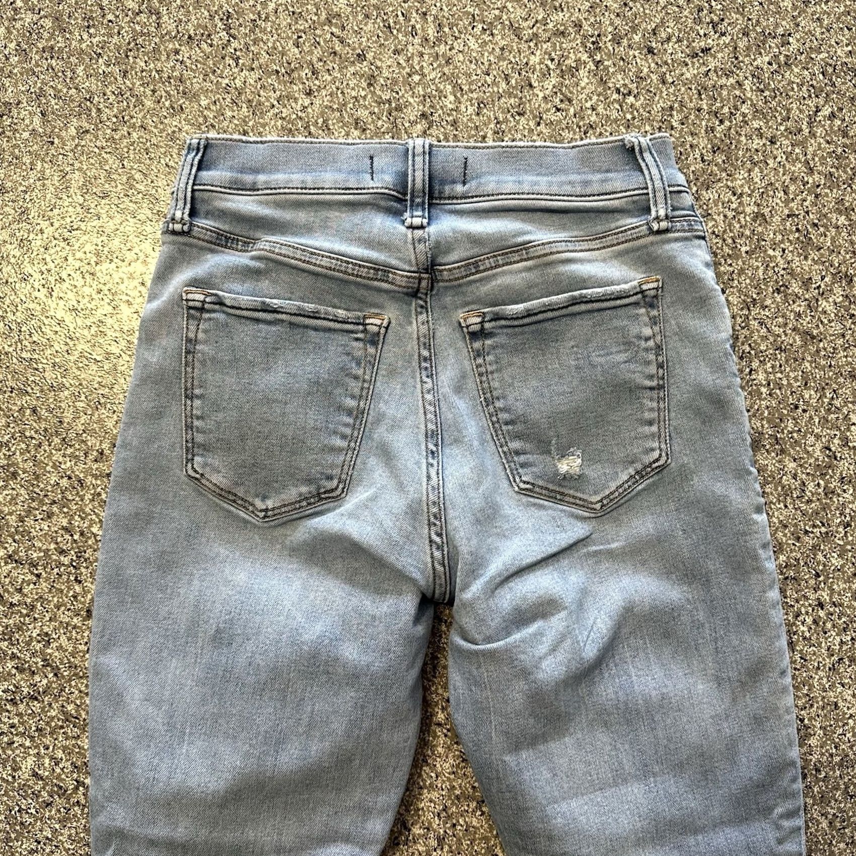 Abercrombie & Fitch Abercrombie & Fitch Jeans Womens 2 26x25 Super Skinny High Rise Distressed Denim 5-Pocket Size 26" / US 2 / IT 38 - 5 Thumbnail