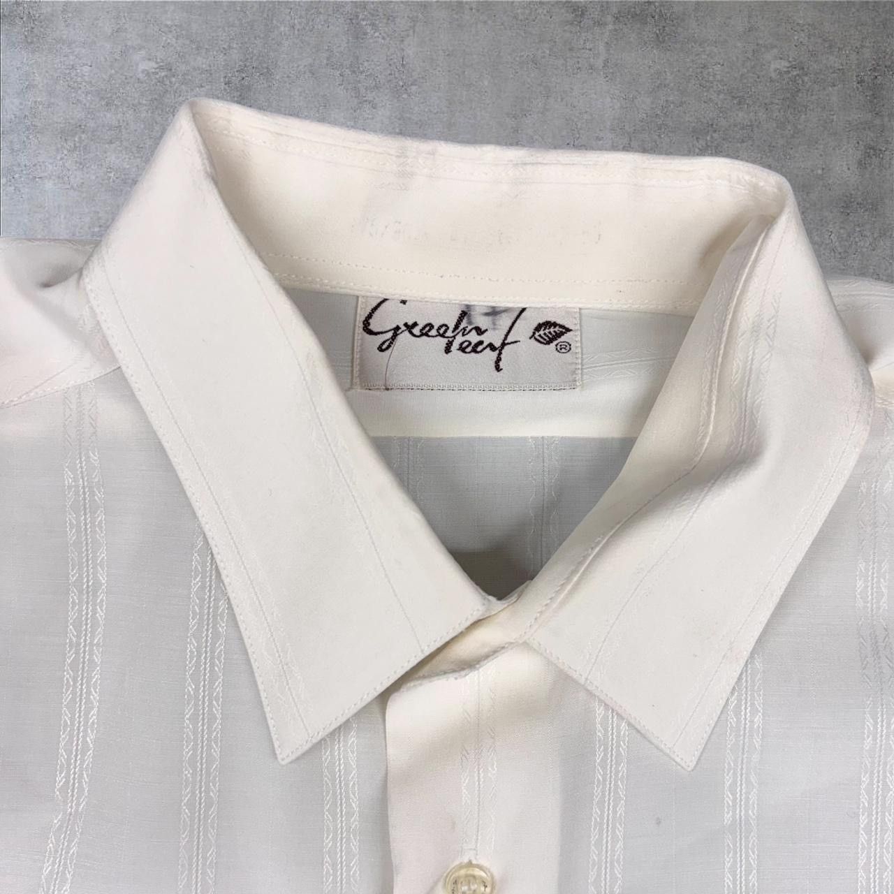 Vintage 1970s Vintage White Button Up Shirt Size US L / EU 52-54 / 3 - 4 Thumbnail