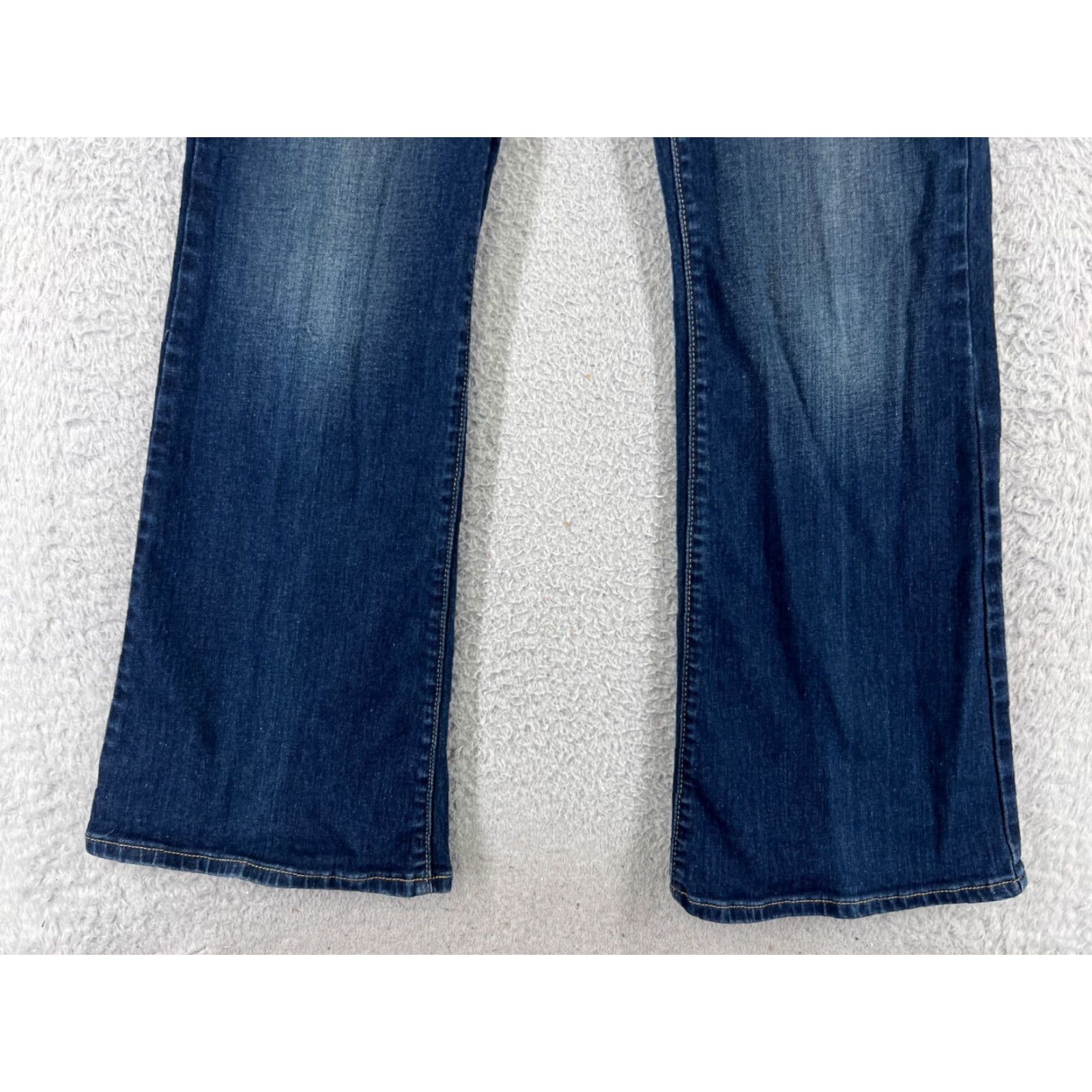 Calvin Klein Calvin Klein Jeans Women 12 Blue Denim Flared Mid Rise 30x30 Cotton Blend Womens Size 34" / US 12 / IT 48 - 5 Thumbnail