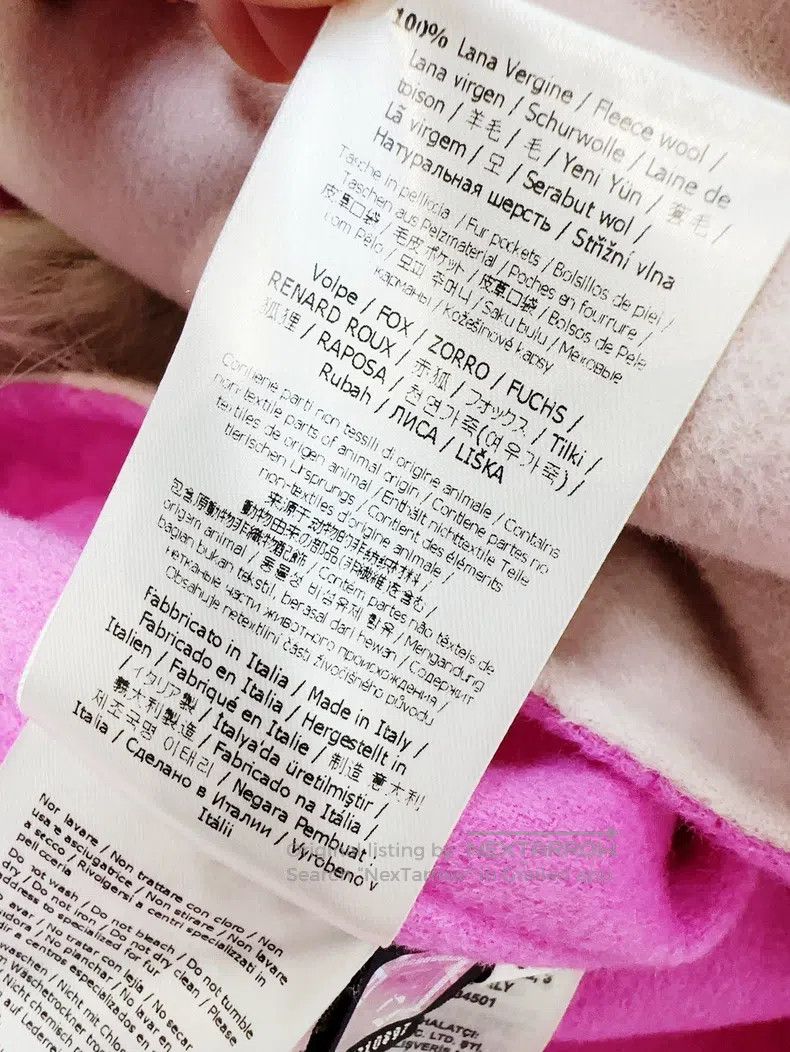 Fendi Fendi Pink Fur Coat with Fox Fur Pockets Size XXS / US 00 / IT 34 - 7 Thumbnail