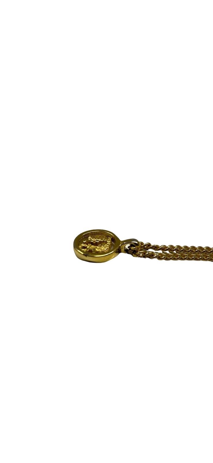 Dior Christian Dior Vintage Circular "Dior" Logo Necklace Size ONE SIZE - 10 Thumbnail
