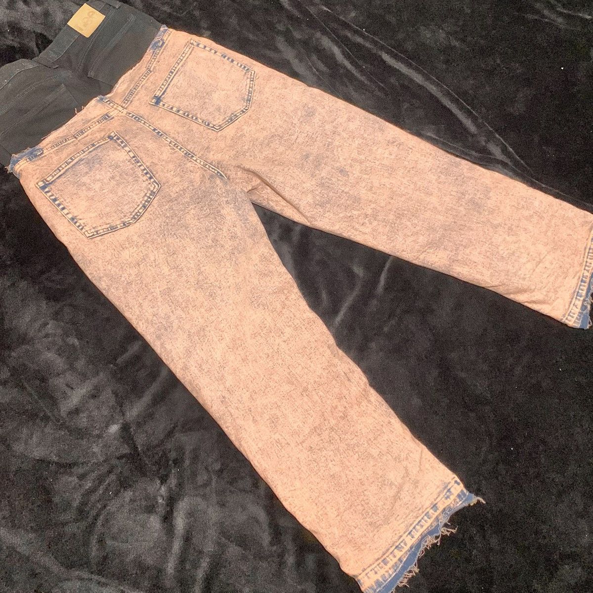 Other Custom baggy double waisted denim jeans Size US 32 / EU 48 - 4 Thumbnail