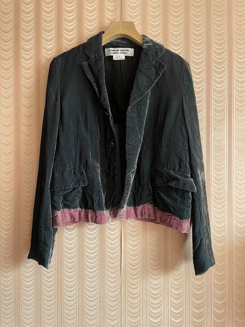 Comme des Garcons Comme Des Garcons Women's burnt velvet bleached pleated ja Size S / US 4 / IT 40 - 2 Thumbnail