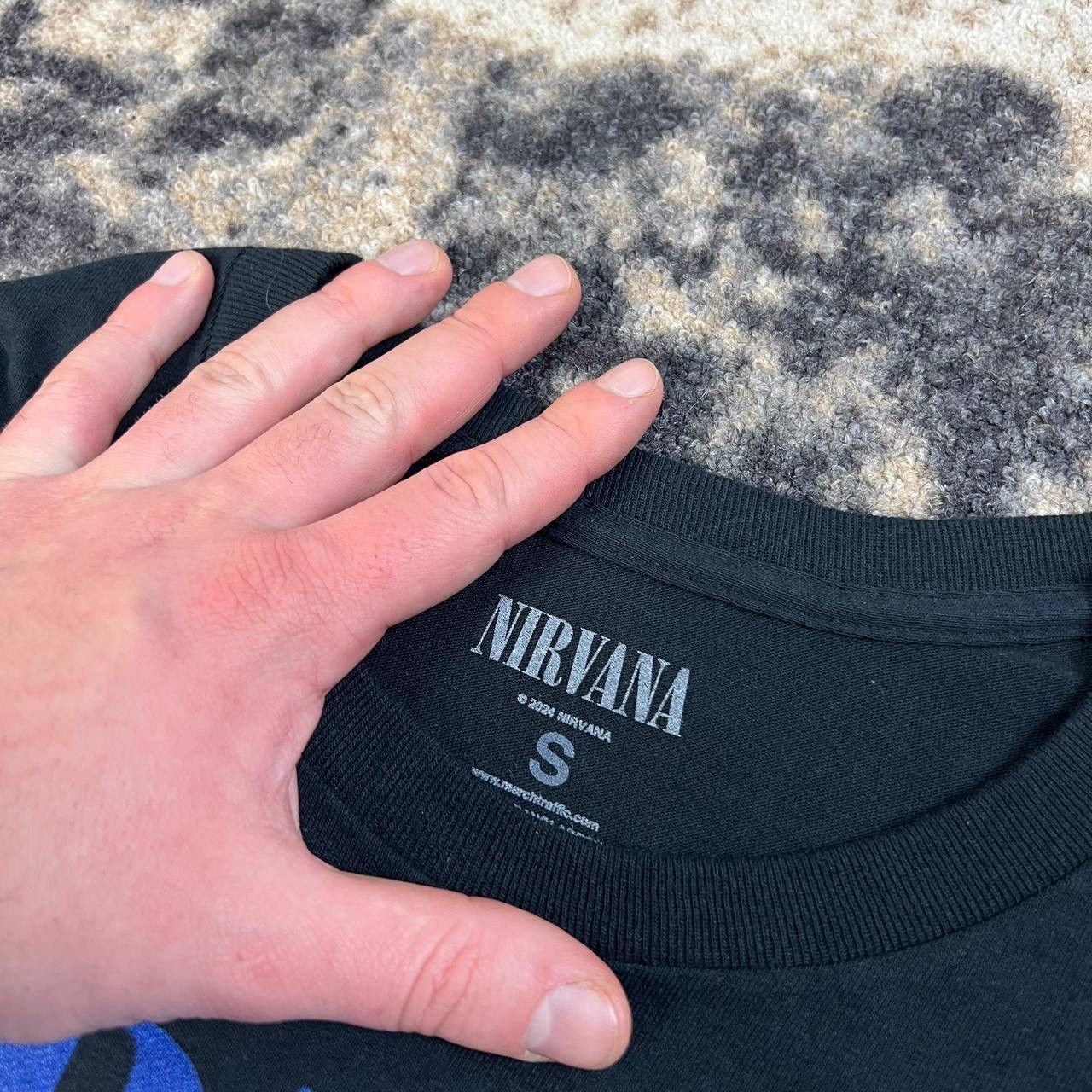 Nirvana Nirvana Vintage Y2K Allover Print Rock Band T-Shirt 1TS66 Size US S / EU 44-46 / 1 - 4 Thumbnail