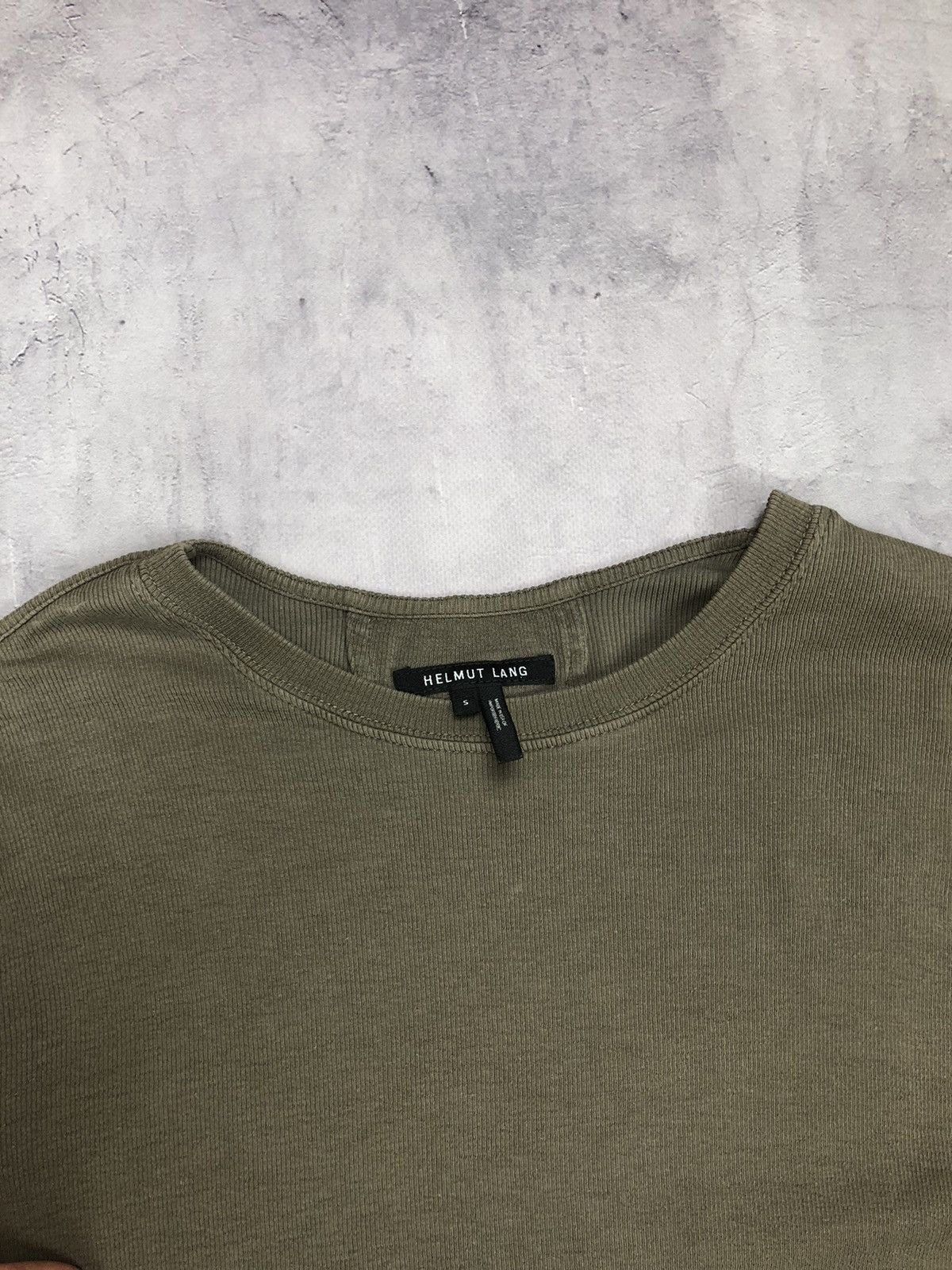 Helmut Lang helmut lang Olive Green long sleeve S Size US 36 / EU 52 - 6 Thumbnail