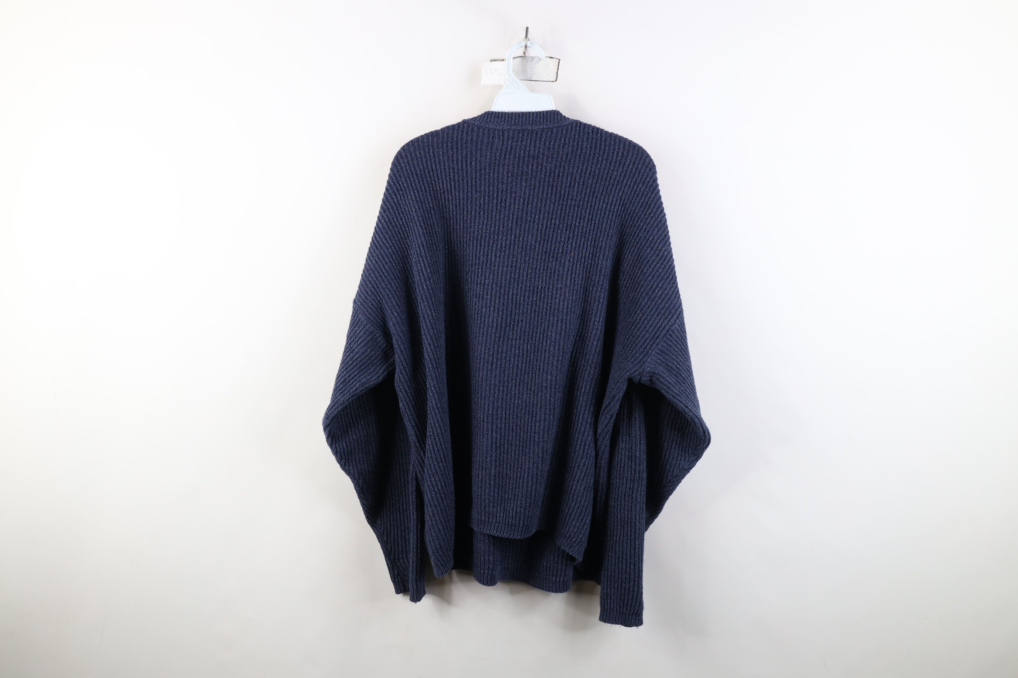 Vintage Vintage 90s West Marine Boats Ribbed Knit Henley Sweater USA Size US L / EU 52-54 / 3 - 9 Thumbnail