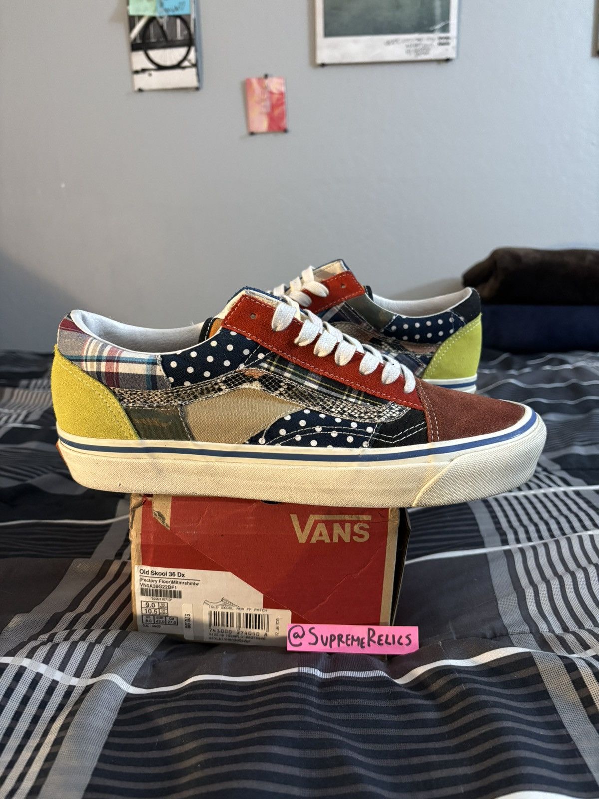 Vans '18 Size? Vans Factory Floor Old Skool Size US 9 / EU 42 - 1 Thumbnail