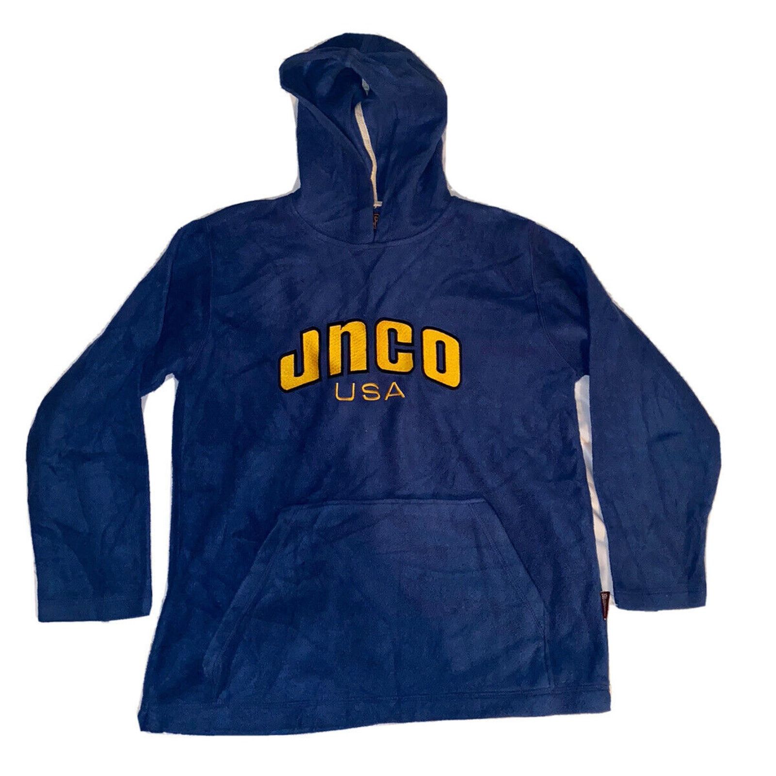 JNCO Vintage JNCO JEANS USA Pullover Hoodie Sweatshirt Blue 90s Size US L / EU 52-54 / 3 - 1 Thumbnail