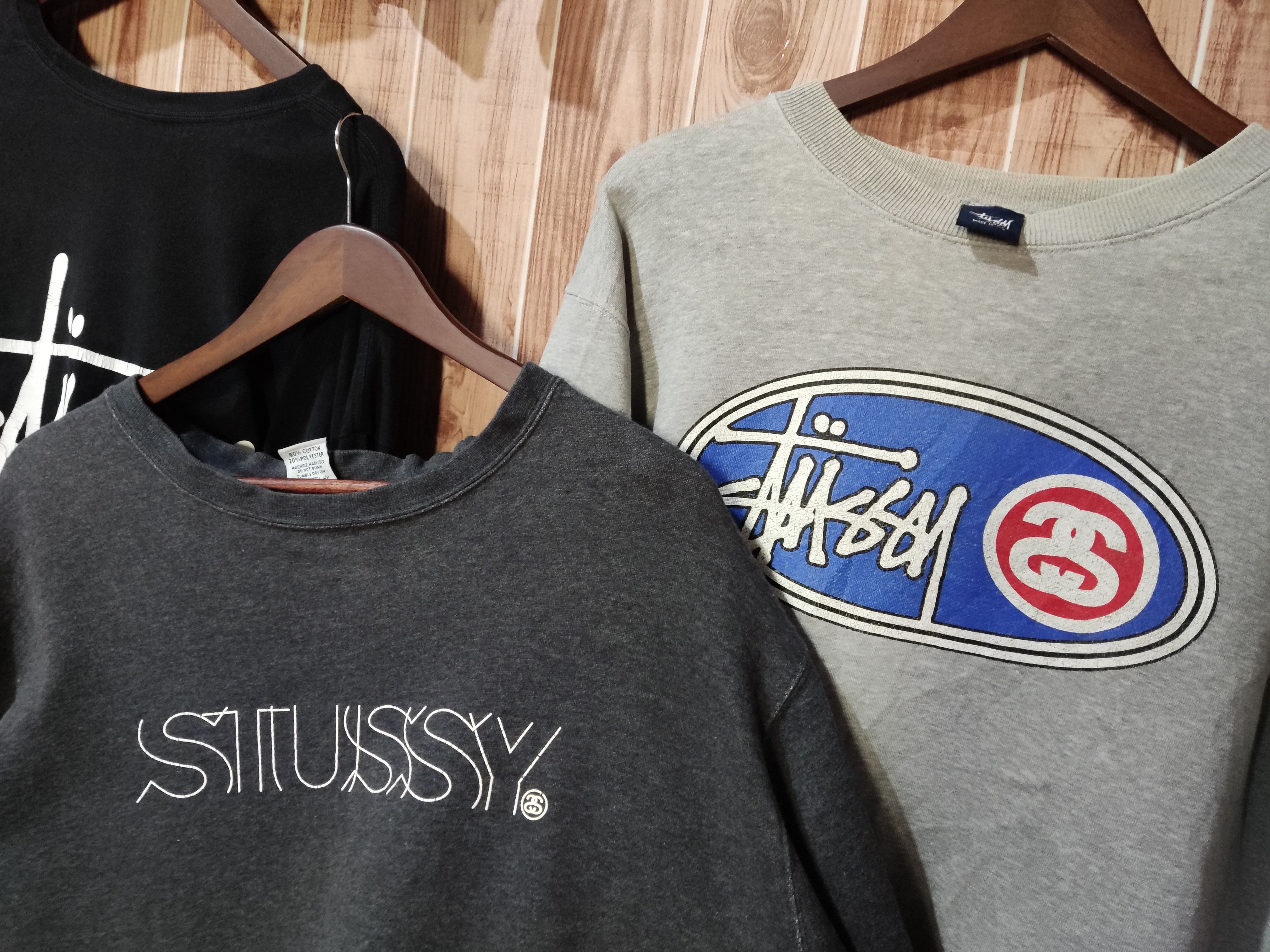 Stussy Rare Stussy x vintage Double S Oval Logo crewneck Size US M / EU 48-50 / 2 - 7 Thumbnail