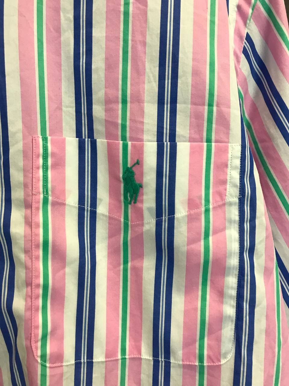 Polo Ralph Lauren Polo Ralph Lauren designer logo striped shirt Size US L / EU 52-54 / 3 - 3 Thumbnail