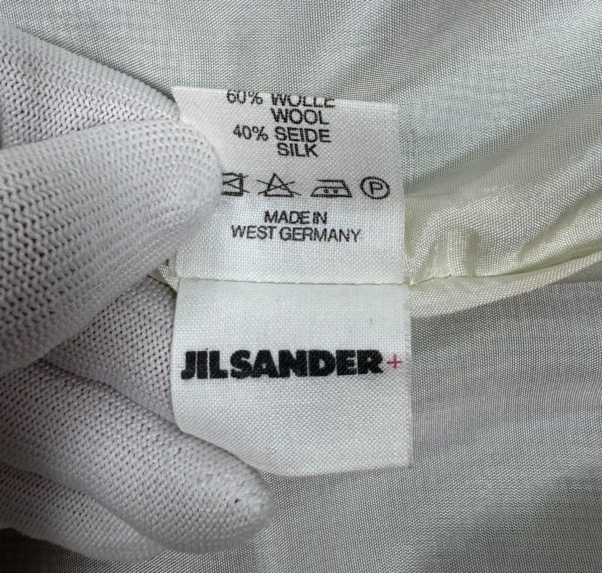 Jil Sander Jil Sander Vintage Pencil Skirt Wool-Silk Glencheck DE40 Size 32" / US 10 / IT 46 - 14 Thumbnail