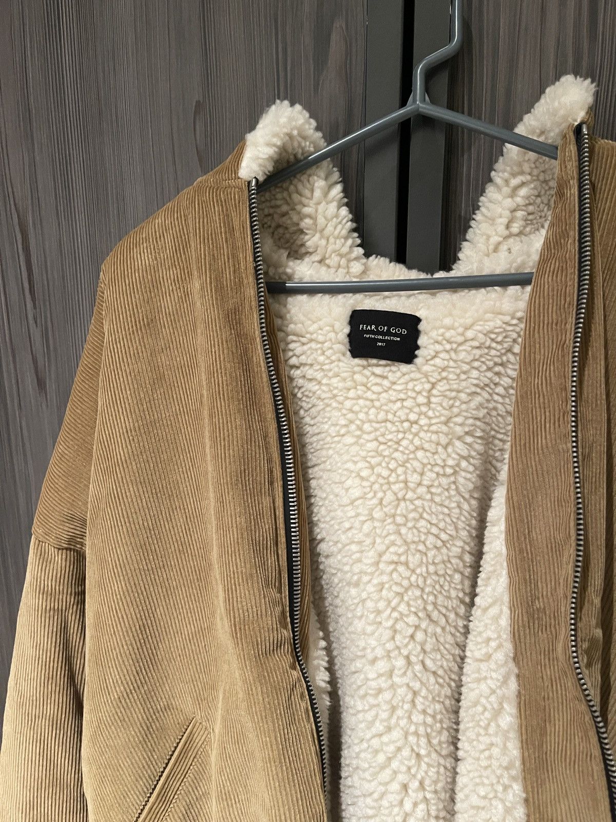 Fear of God Fear of God Fifth Collection Corduroy Alpaca Hooded Jacket Size US L / EU 52-54 / 3 - 2 Thumbnail