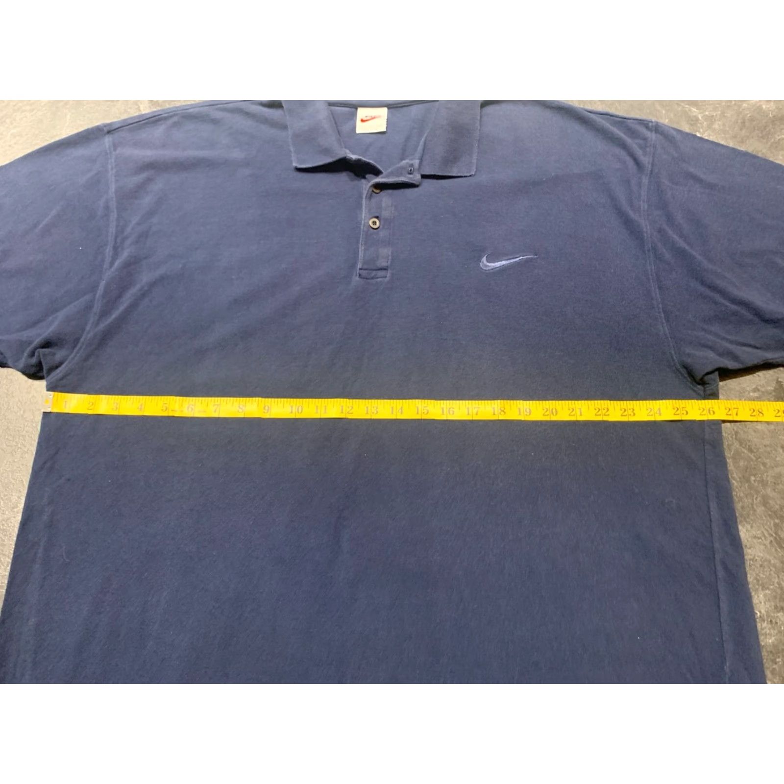 Nike VINTAGE Nike Polo Shirt Golf 2XL Navy Blue 100% Cotton Mens Polo 2XL Navy Golf Shirt Size US XXL / EU 58 / 5 - 7 Thumbnail