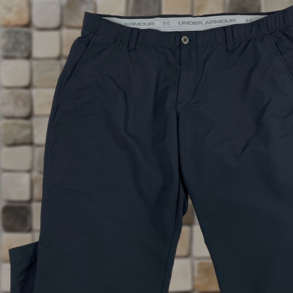 Under Armour Under Armour Pants Mens 40 x 30 Black Straight Leg Performance Golfer Golfing Size US 40 / EU 56 - 1 Thumbnail