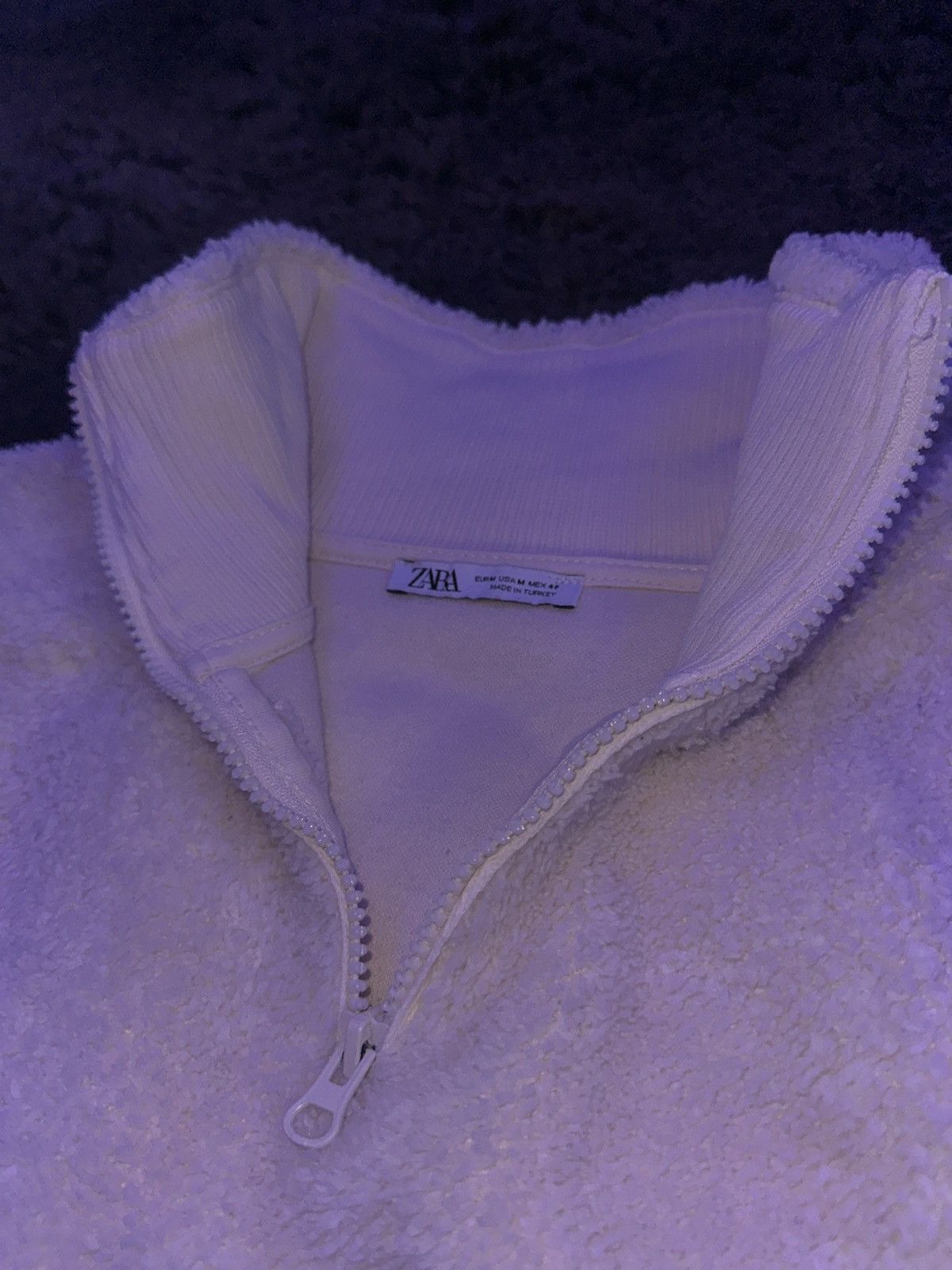 Zara Fuzzy Quarter zip Size US M / EU 48-50 / 2 - 2 Thumbnail