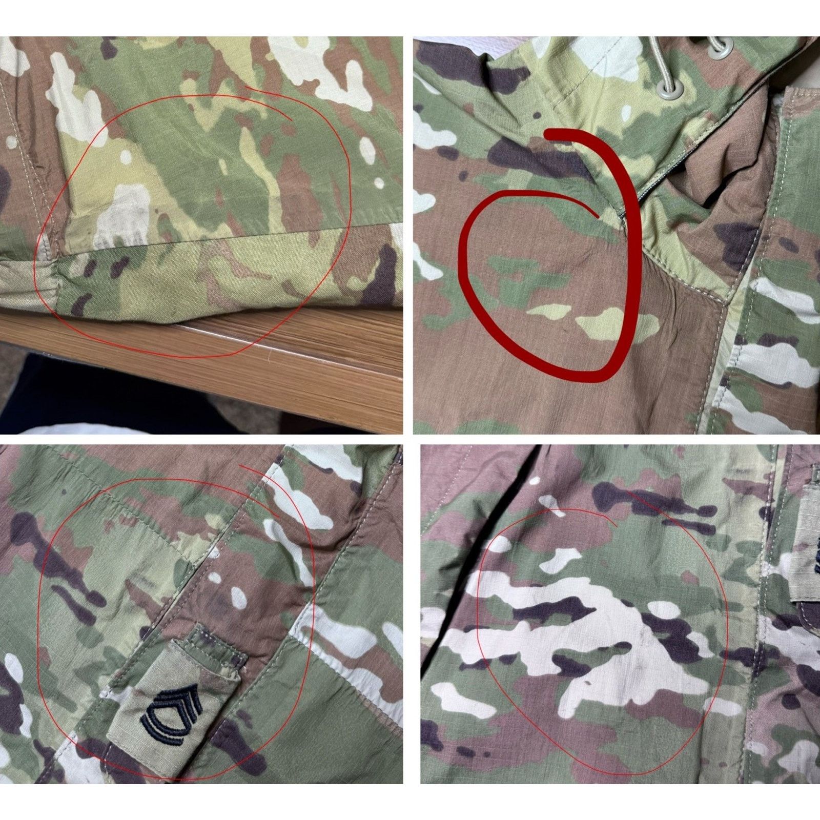Large US Military Jacket 8415-01-641-0824 Gen lll Layer 6