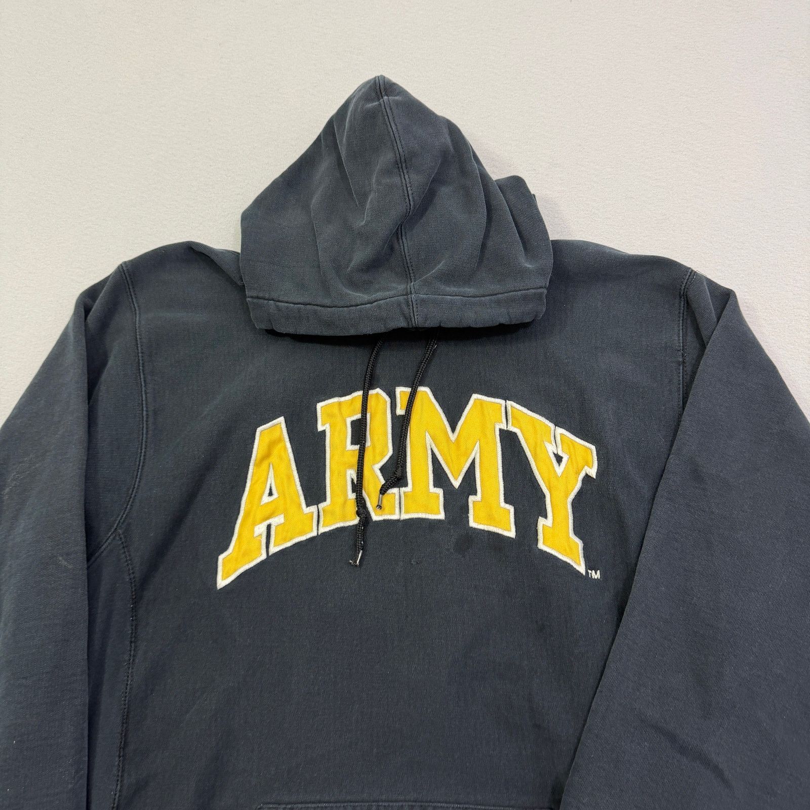 Vintage Vintage Army Hoodie Men's XL Black United States West Point Size US XL / EU 56 / 4 - 2 Thumbnail
