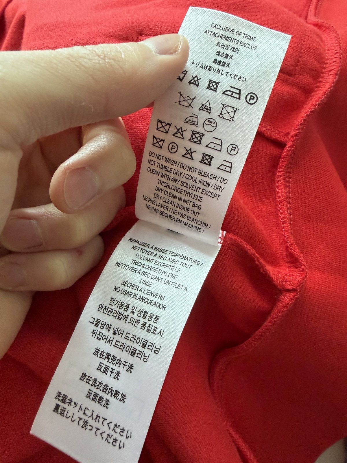 Burberry Red Burberry Tracksuit Jacket Size US L / EU 52-54 / 3 - 9 Thumbnail
