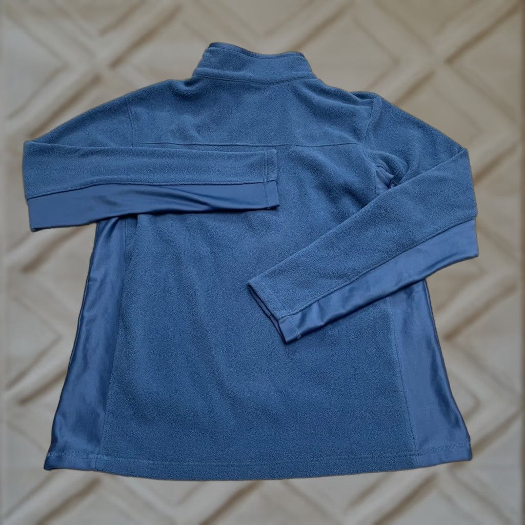 Vintage Columbia Overlay Jacket Mens Medium Blue Fleece 1/2 Zip Outdoor All Seasons Hiking Size US M / EU 48-50 / 2 - 1 Thumbnail
