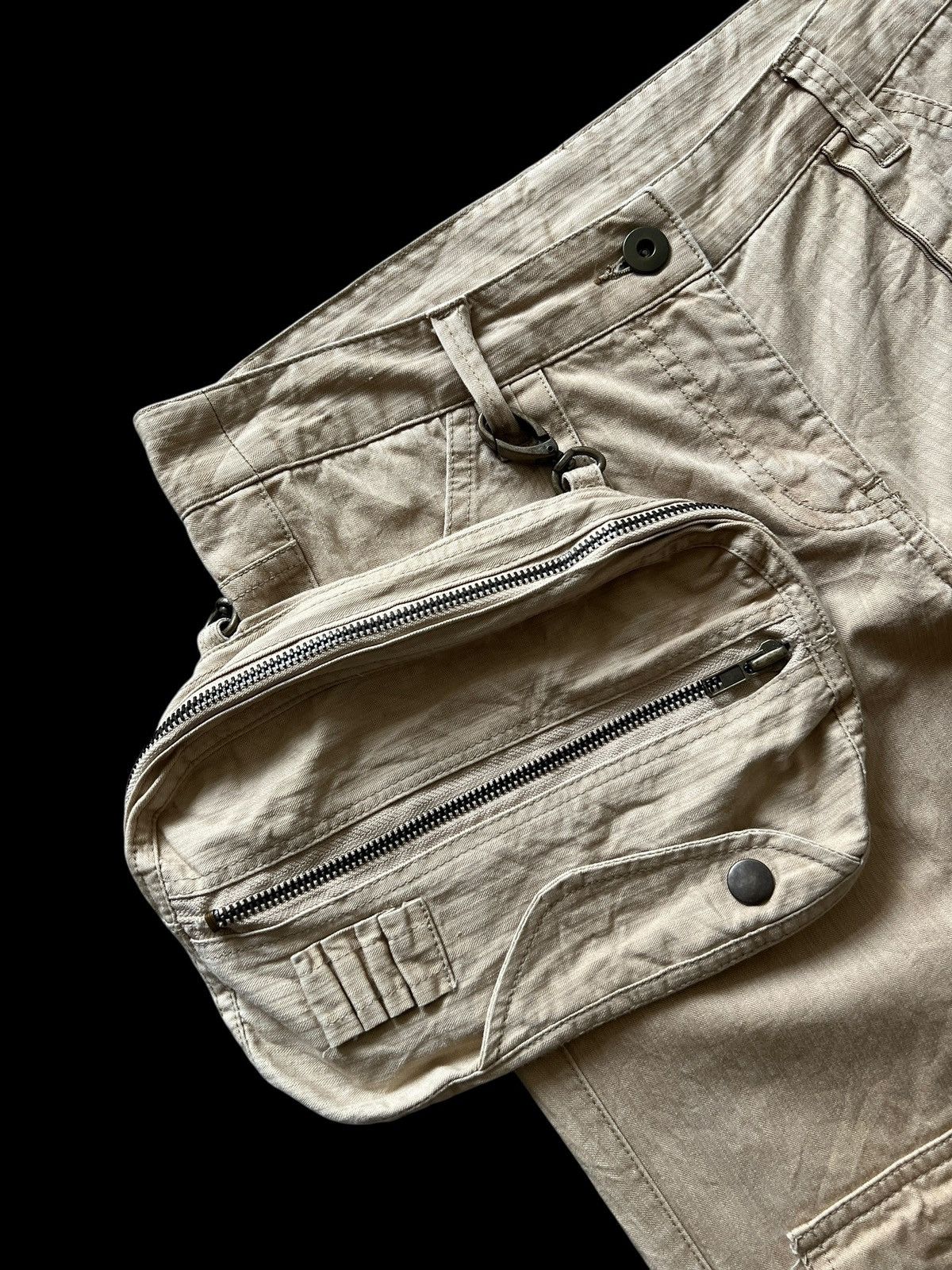 GOA 2000s Enagy 🇯🇵 Flare Multipocket Pants With Pouch Size 30" / US 8 / IT 44 - 9 Thumbnail