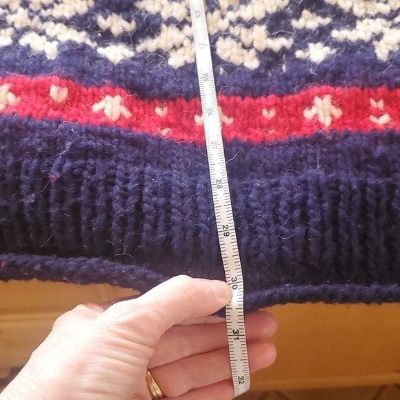 Vintage Reywear Handmade in Ecuador 100% Wool Graphic Thick Sz. XL S Size US XL / EU 56 / 4 - 7 Thumbnail