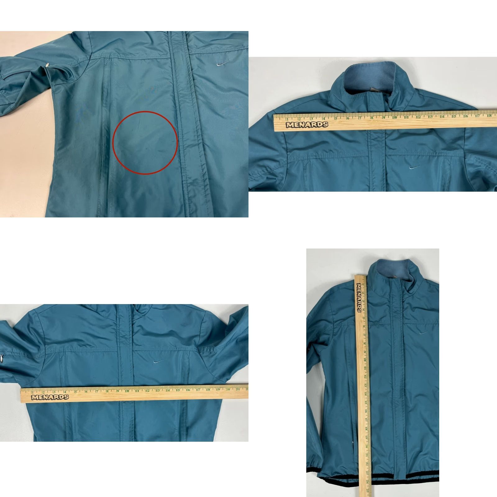 Nike **Vintage Women's Nike Blue Full Zip Windbreaker Jacket Sz XS** User: Vintage Women's Nike Blue Full Zip Windbreaker Jacket Sz XS Size XS / US 0-2 / IT 36-38 - 8 Thumbnail