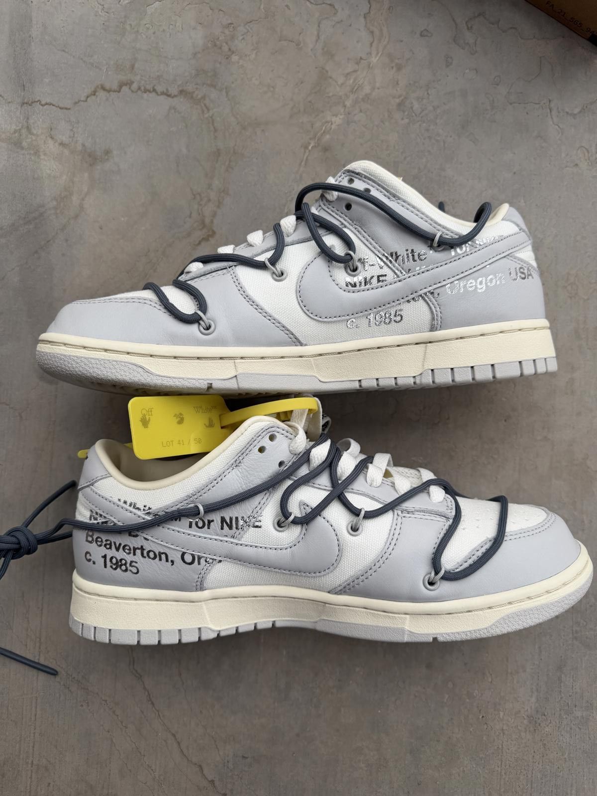 Nike Nike Dunk Low Off-White Lot 41 – Size 9 Men – New OG ALL Size US 9 / EU 42 - 3 Thumbnail