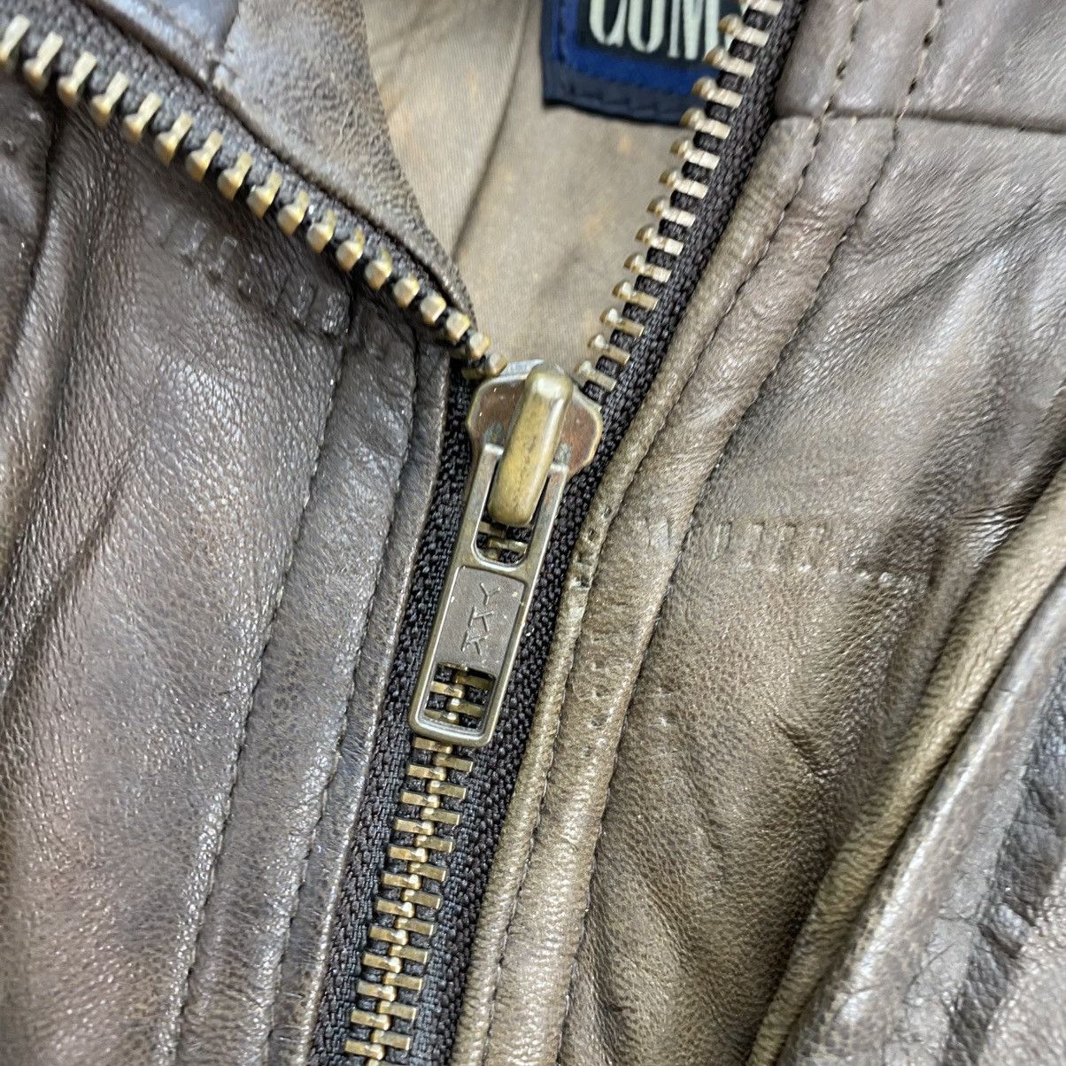 Japanese Brand 🫶 vintage Robert Comstock leather Bomber jacket Size US M / EU 48-50 / 2 - 6 Thumbnail