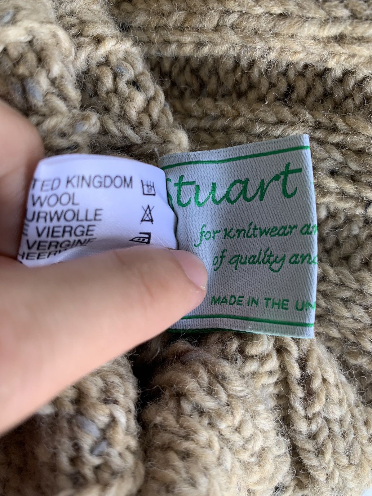Japanese Brand × Kapital × Vintage Knit Crochet Made In United Kingdom Winter Sessions Beanie Size ONE SIZE - 11 Thumbnail