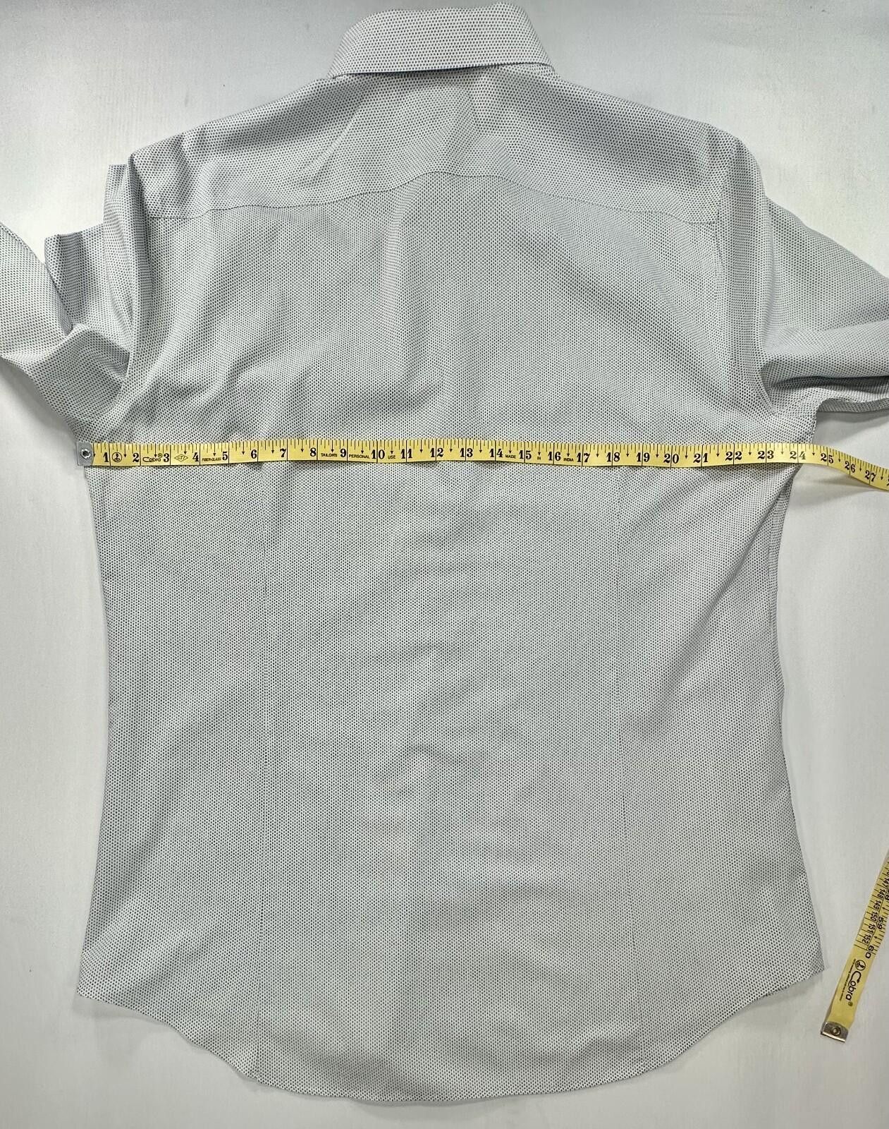 Banana Republic Banana Republic No-Iron Pinpoint Slim Button Up White Men XL Size US XL / EU 56 / 4 - 4 Thumbnail