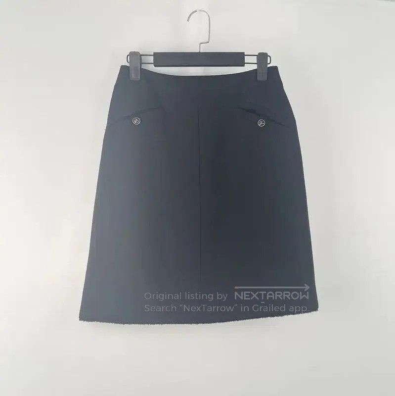 Chanel Chanel Summer Black Women's Skirt . Size 23" - 1 Thumbnail