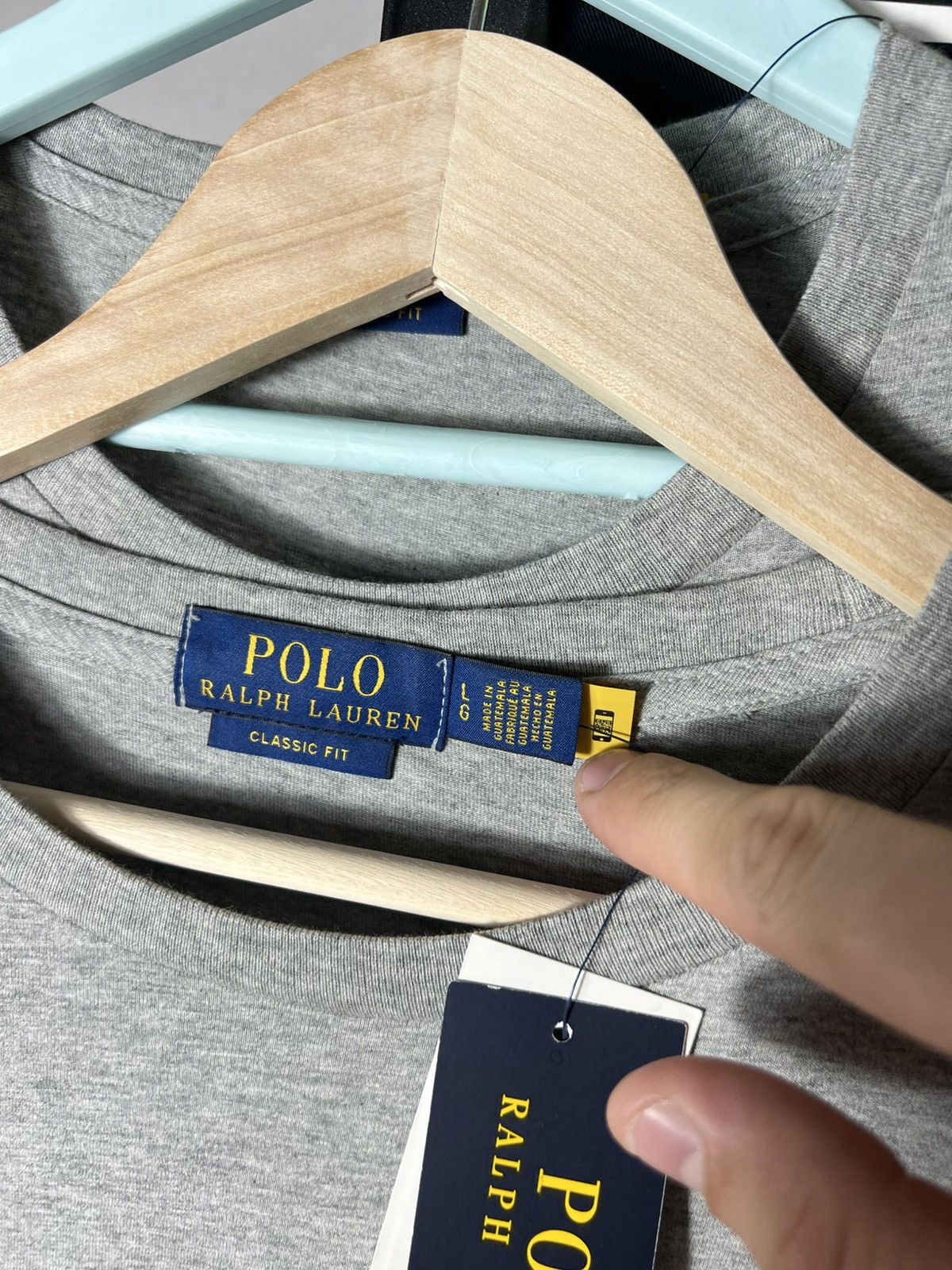 Polo Ralph Lauren Polo Ralph Lauren Grey Flag Print T-Shirt – Size L – New Size US L / EU 52-54 / 3 - 5 Thumbnail