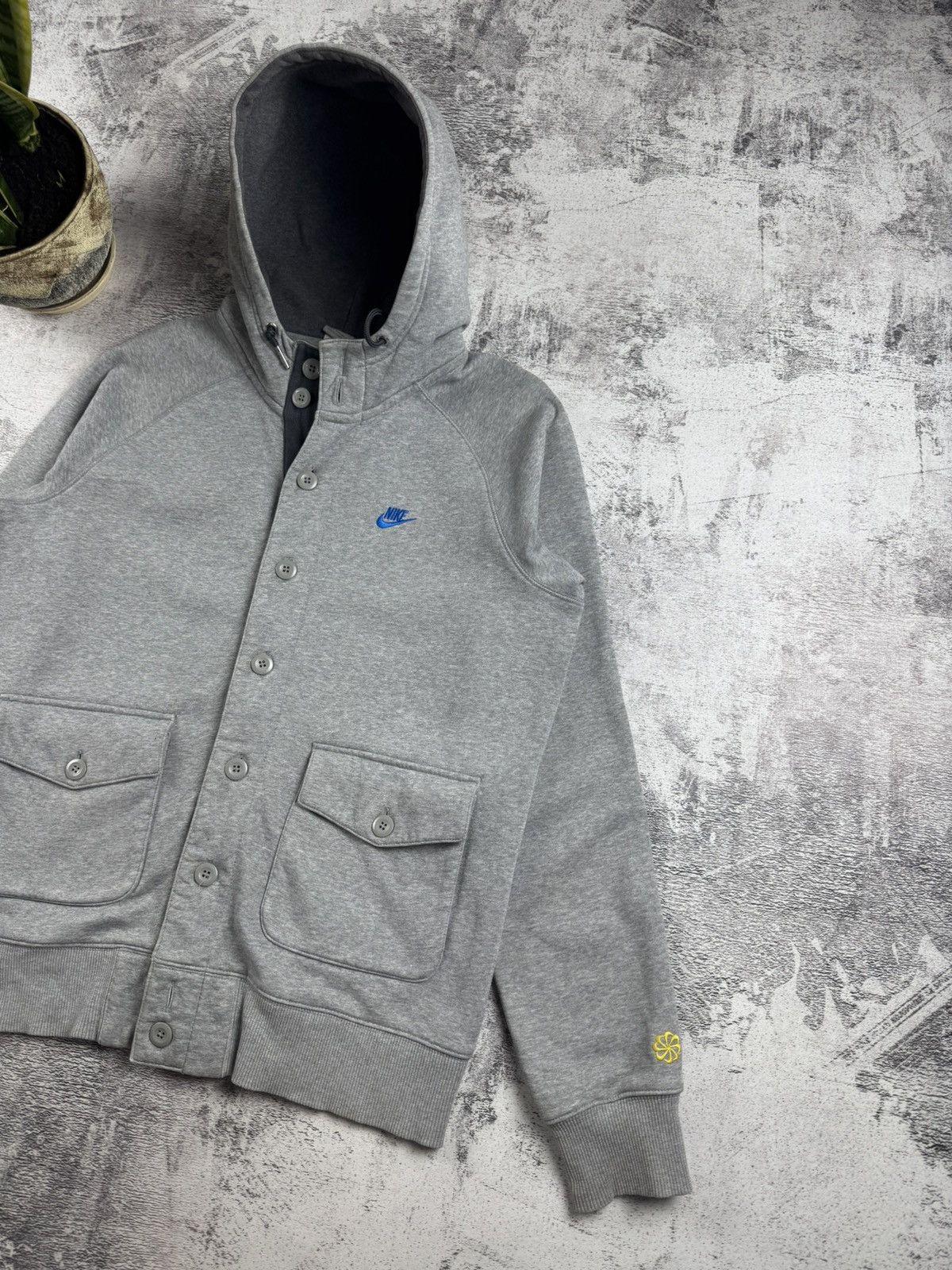 Nike Nike Sportswear Button Cardigan Sweatshirt Hoodie Pullovover Size US M / EU 48-50 / 2 - 3 Thumbnail