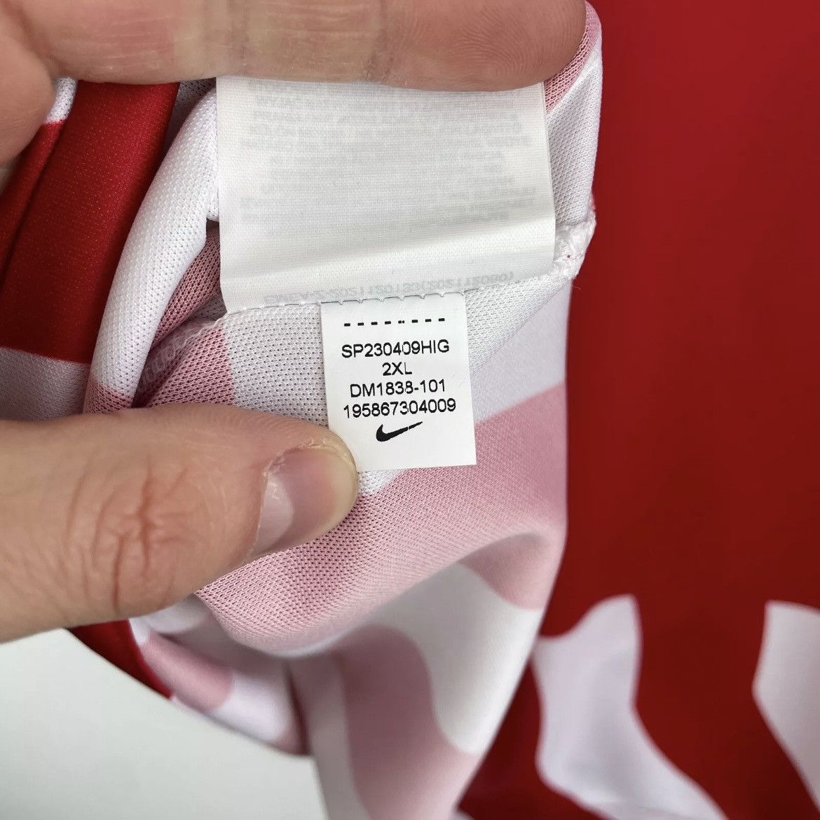 Nike Atletico Madrid Nike Home Jersey Shirt Men 2022/2023 sz XXL Size US XXL / EU 58 / 5 - 12 Thumbnail