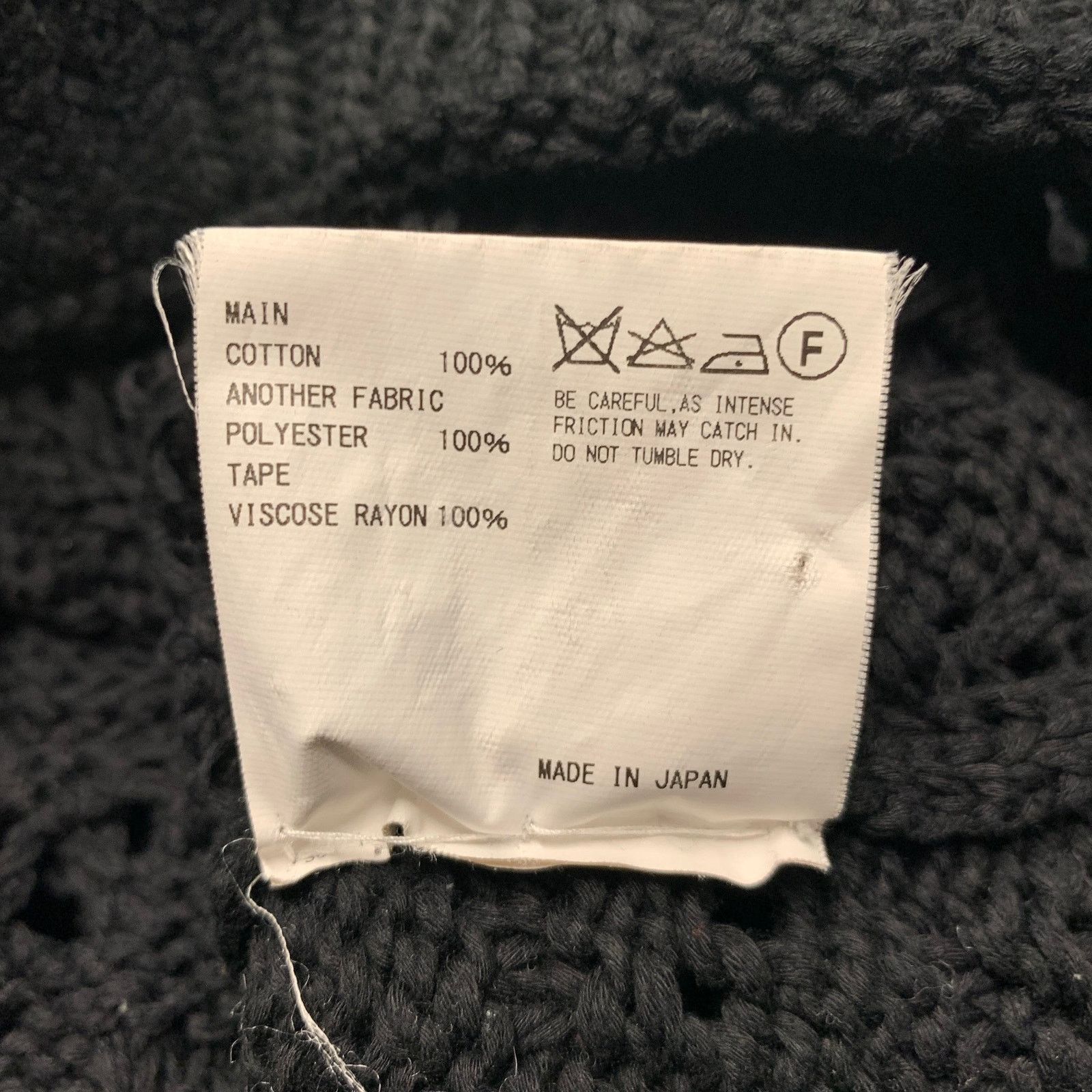 Kolor KOLOR Size L Black Cotton Mixed Fabrics V-Neck Casual Top Size L / US 10 / IT 46 - 7 Thumbnail