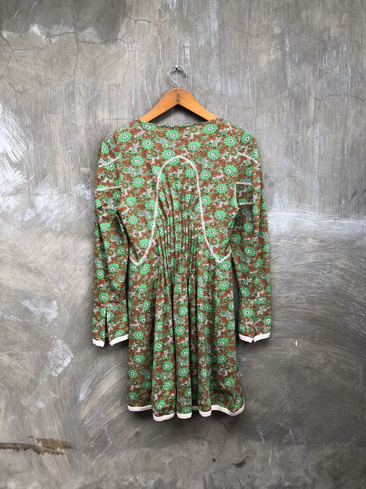 Issey Miyake Issey Miyake Zucca Flower Midi Dress Size M / US 6-8 / IT 42-44 - 6 Thumbnail