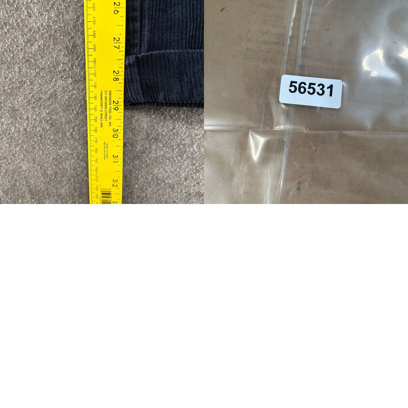 Vintage VINTAGE Trust Corduroy Pants Men 34x30 Blue Straight Relaxed Pleated Baggy 90s Skater Chino Stretch Pants Mens Size US 34 / EU 50 - 8 Thumbnail