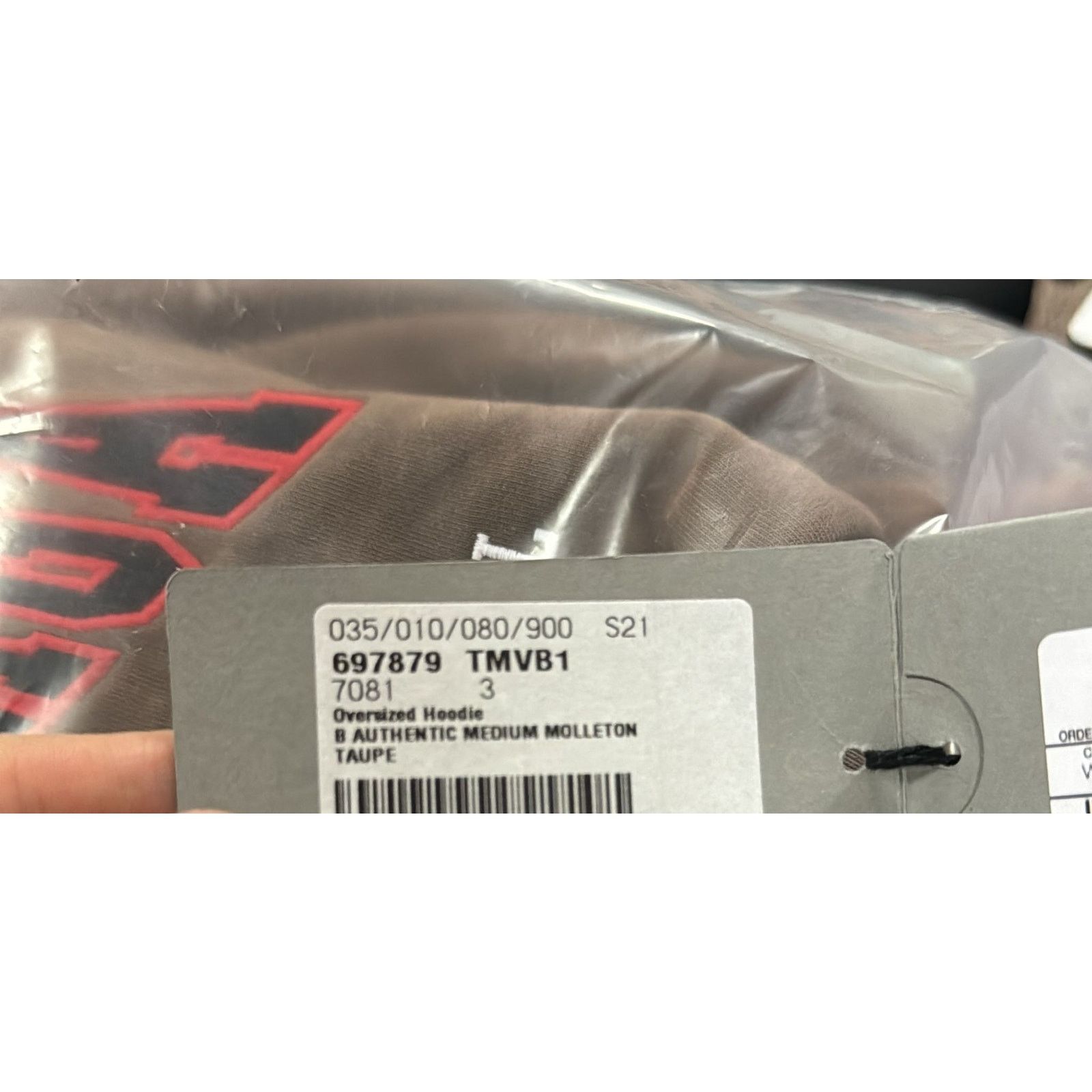 Balenciaga o1rshd1 Oversize Hoodie in Brown Size US L / EU 52-54 / 3 - 21 Thumbnail