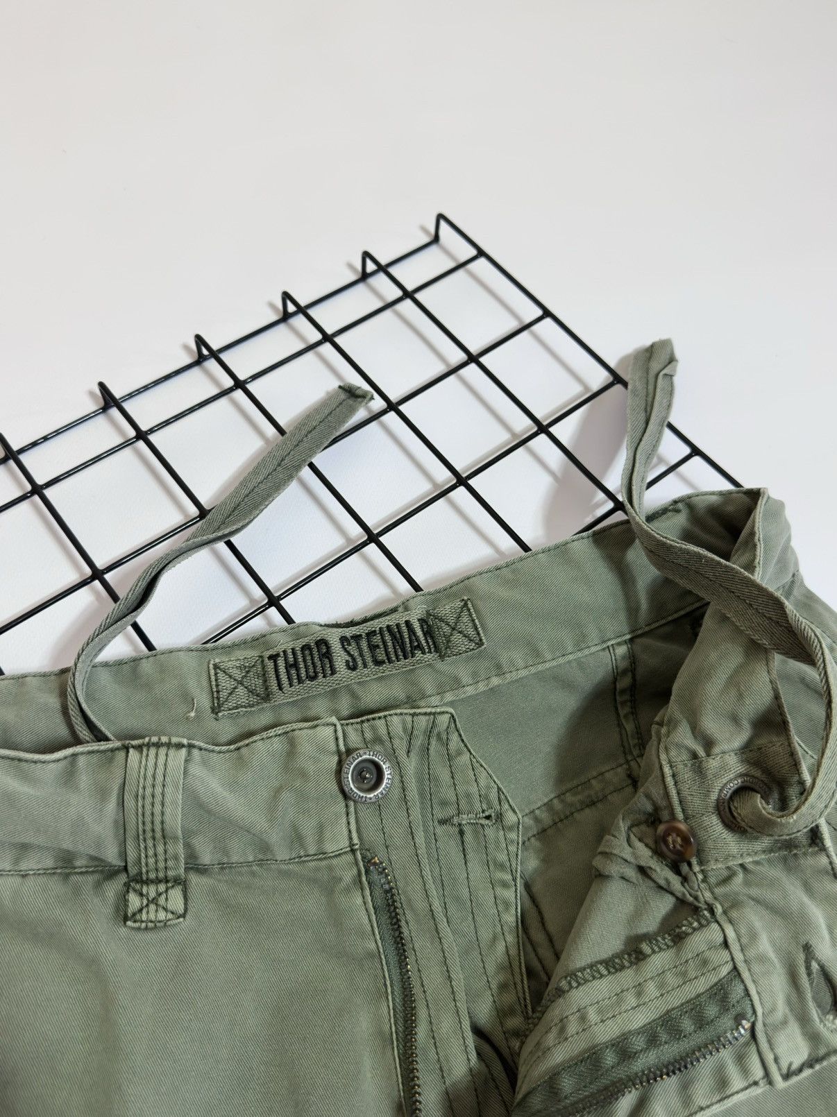 Other Thor Steinar Nordic Division 1999 Cargo Pants Olive Green Size US 32 / EU 48 - 6 Thumbnail