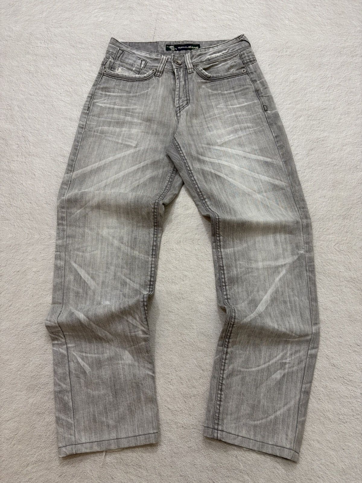 Number (N)ine 2000s Ignii japan skull smokewash Denim y2k style Size US 28 / EU 44 - 1 Thumbnail